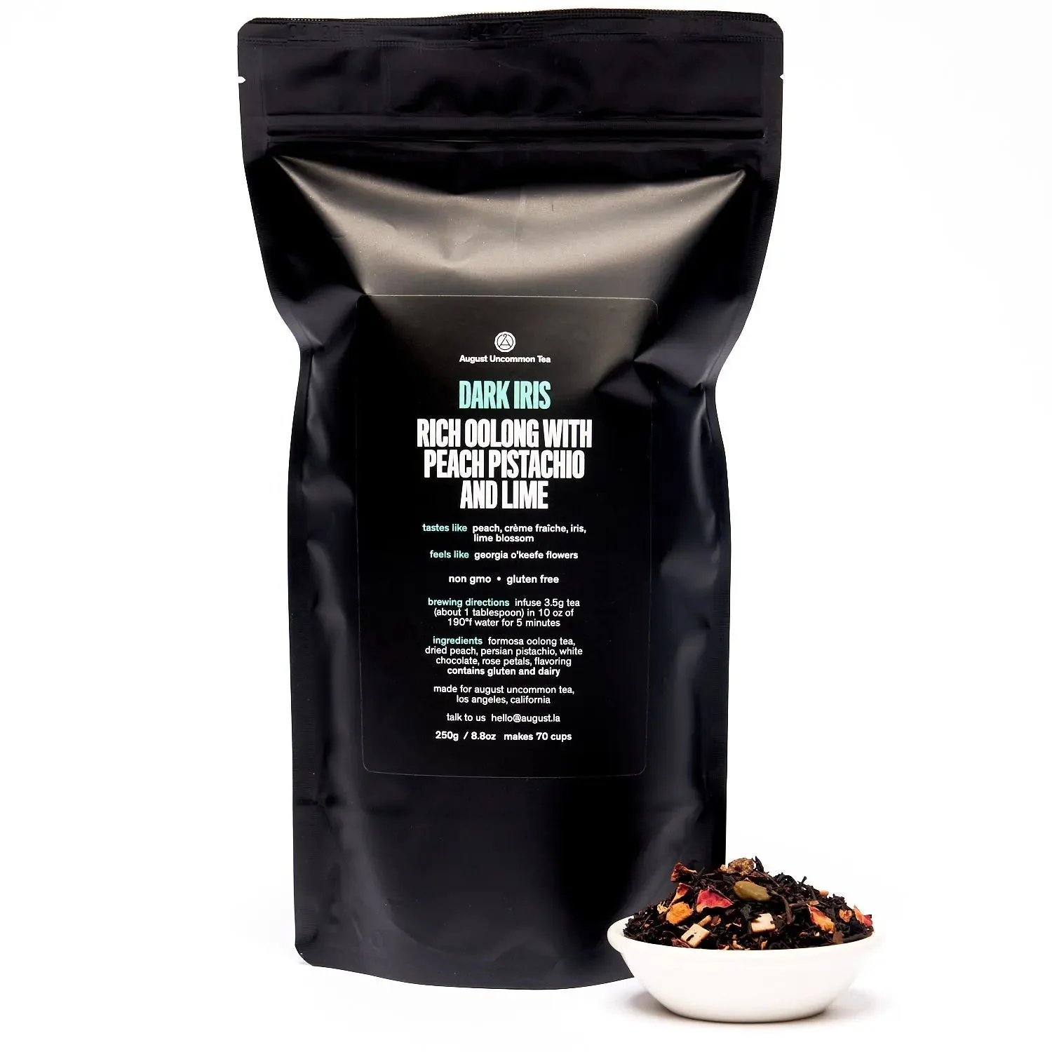 Dark Iris - Peach Pistachio Oolong Tea - Image 4