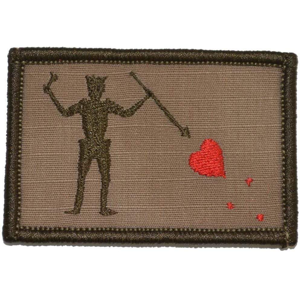 Edward Teach Blackbeard Pirate Flag  - 2x3 Patch - Image 2