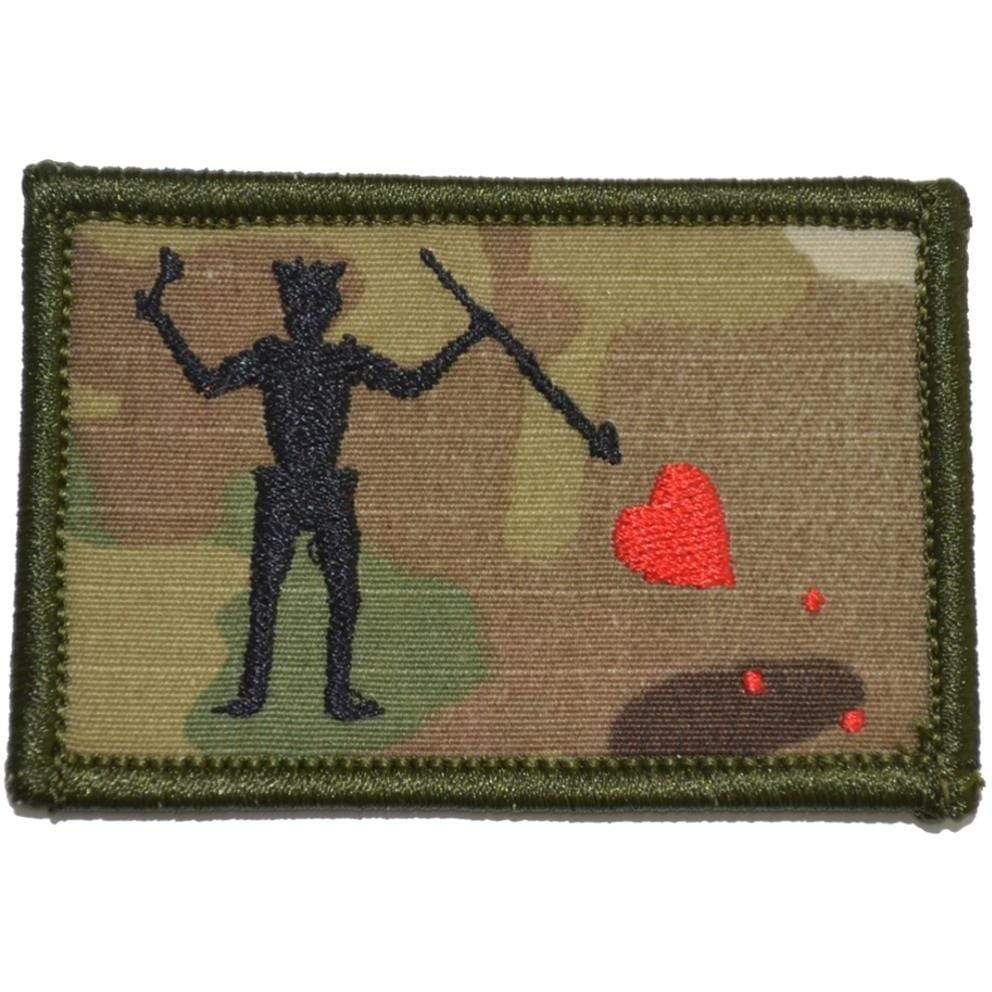 Edward Teach Blackbeard Pirate Flag  - 2x3 Patch - Image 5