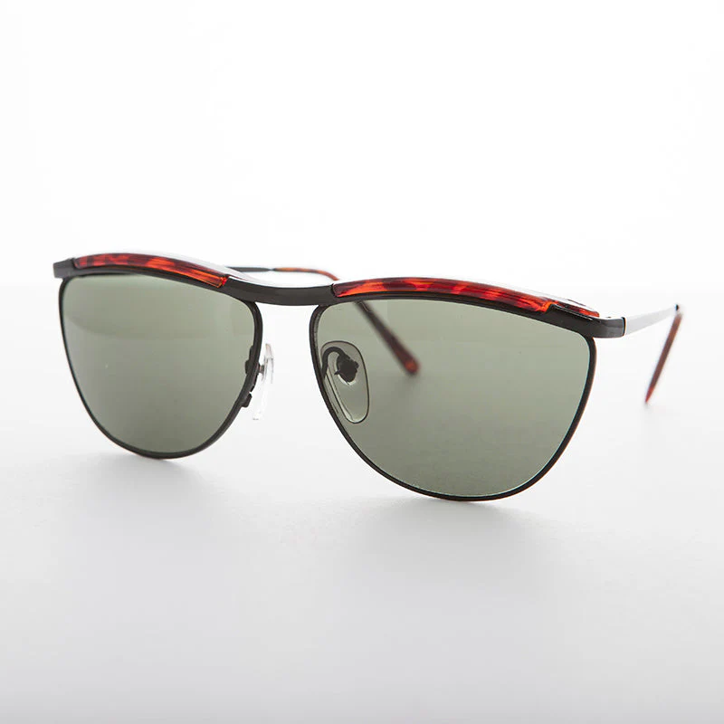 Elegant Sunglass with Rare Brow Bar Design - Fletcher - Image 4