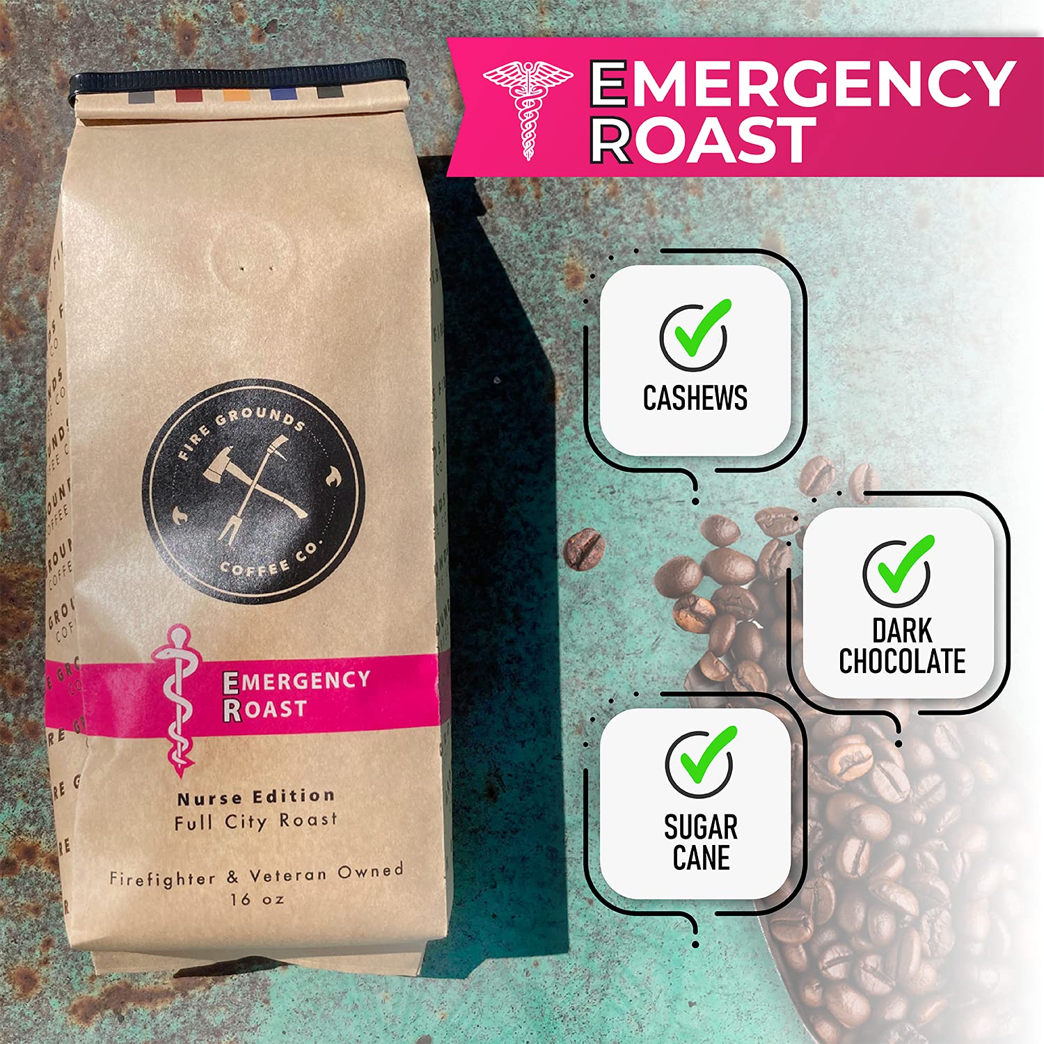 EMERGENCY ROAST (FULL CITY ROAST) by fire grounds coffee company - Image 4