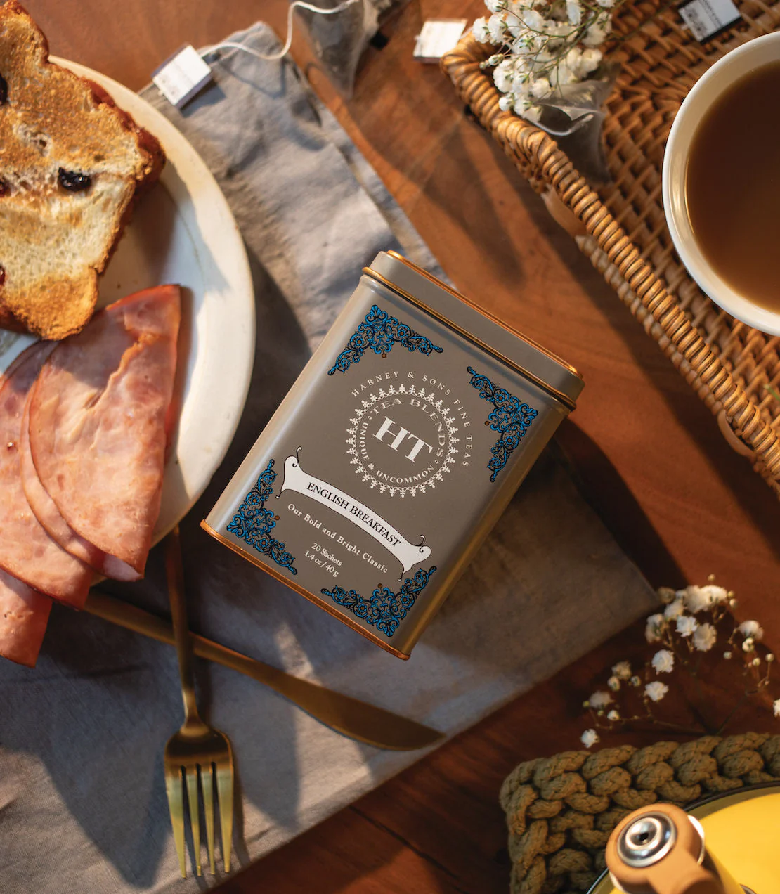English Breakfast, HT Tin of 20 Sachets - Image 2