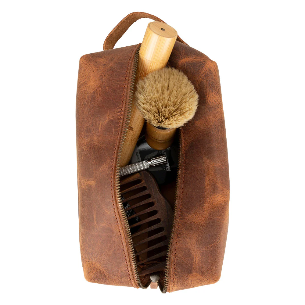 Eve Leather Dopp Kit, Large - Image 6