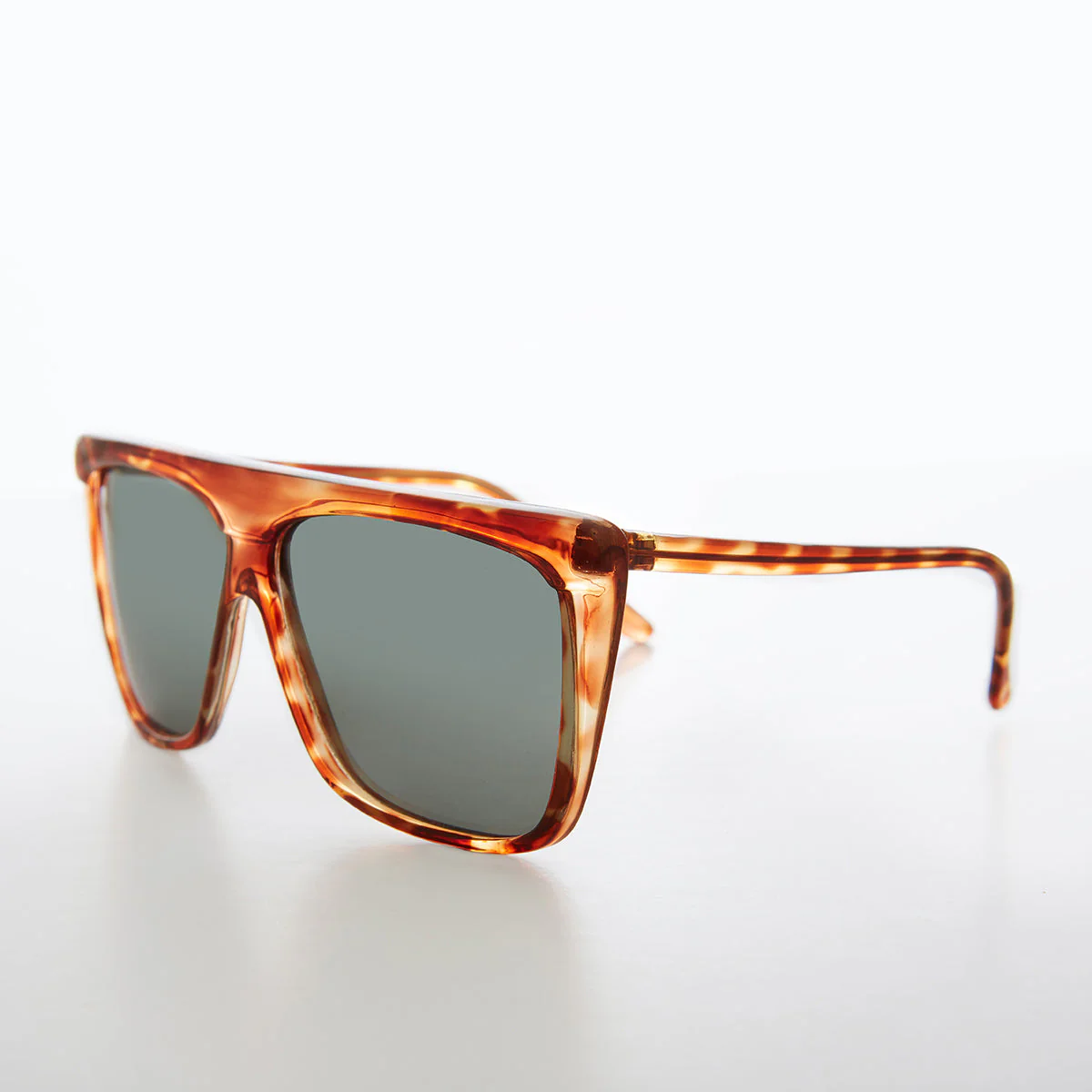 Flat Top Polarized 80s Sunglass - Finley - Image 2