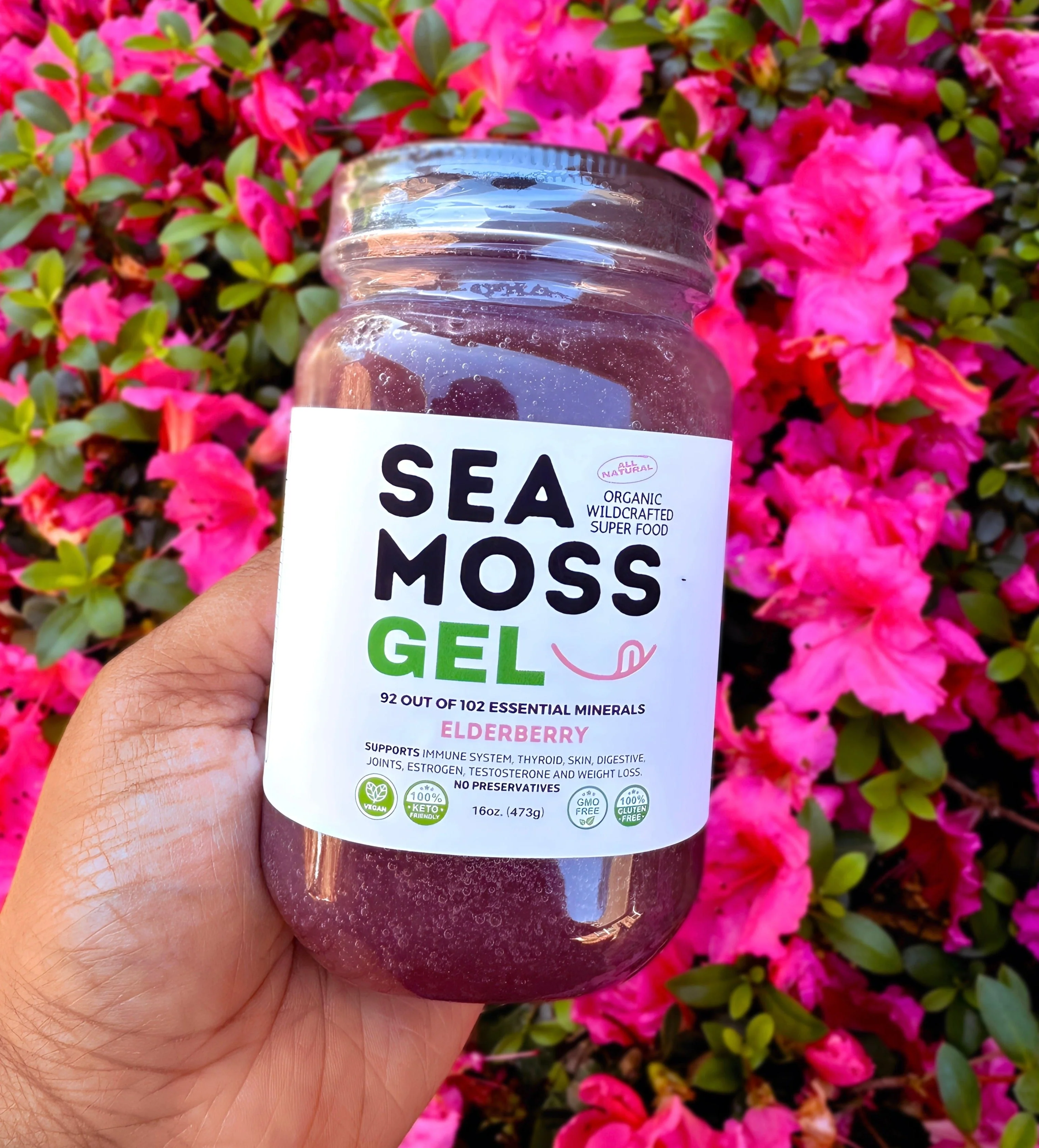 Flavored Sea Moss Gel - Dr. Sebi Inspired 100% Raw Organic - Wild Harvested Sea Moss - Image 7