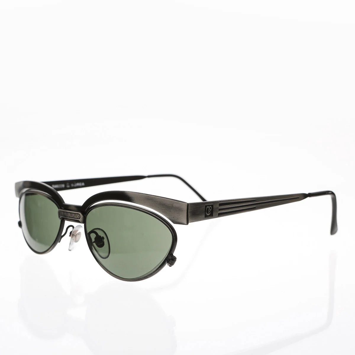 Floating Lens Cat Eye 90s Vintage Sunglass - Trina 1 - Image 2
