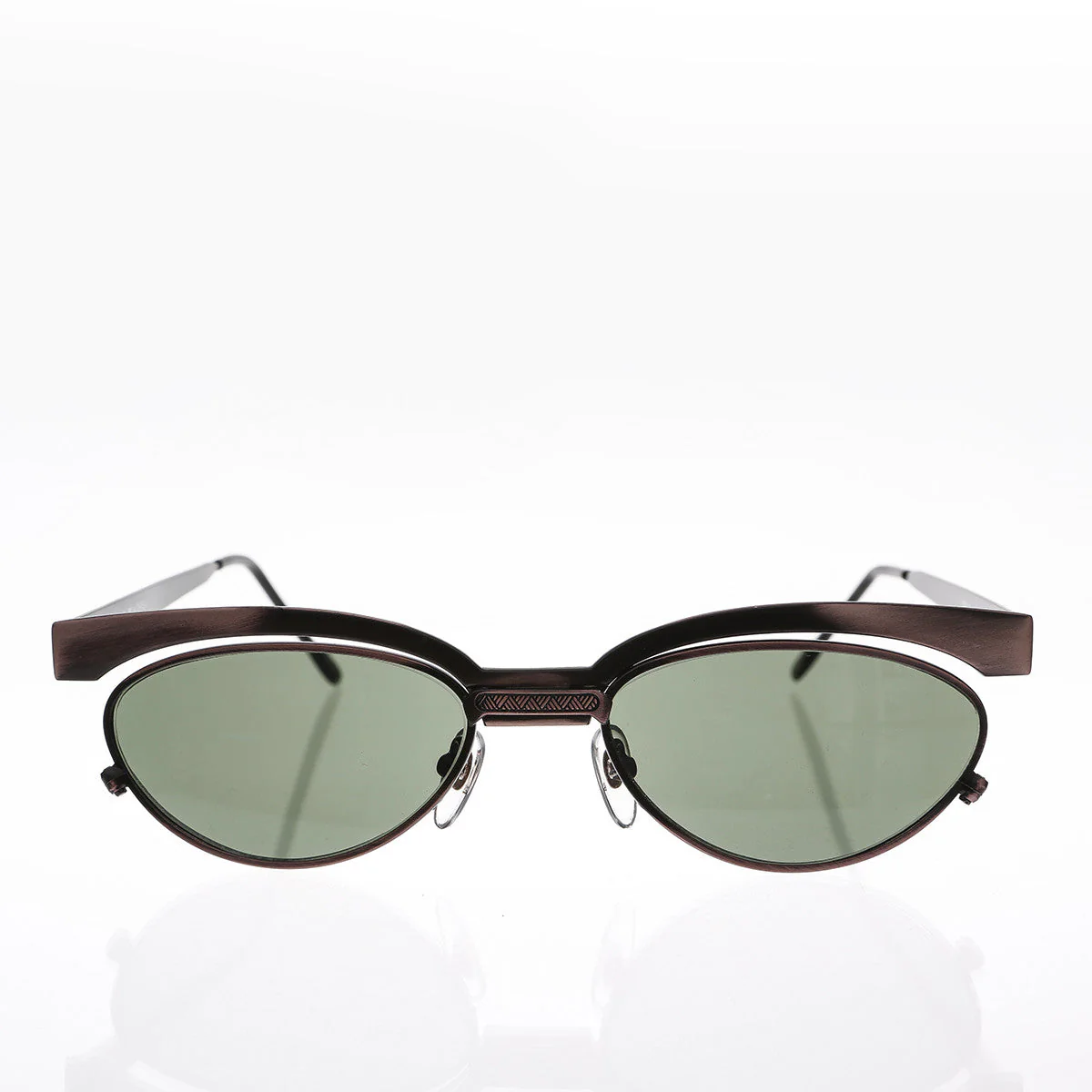Floating Lens Cat Eye 90s Vintage Sunglass - Trina 1 - Image 5