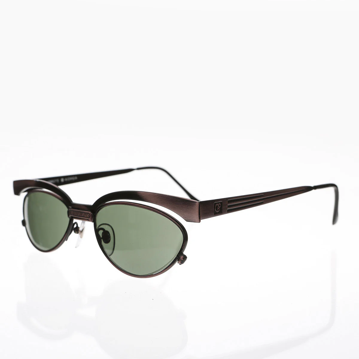 Floating Lens Cat Eye 90s Vintage Sunglass - Trina 1 - Image 6