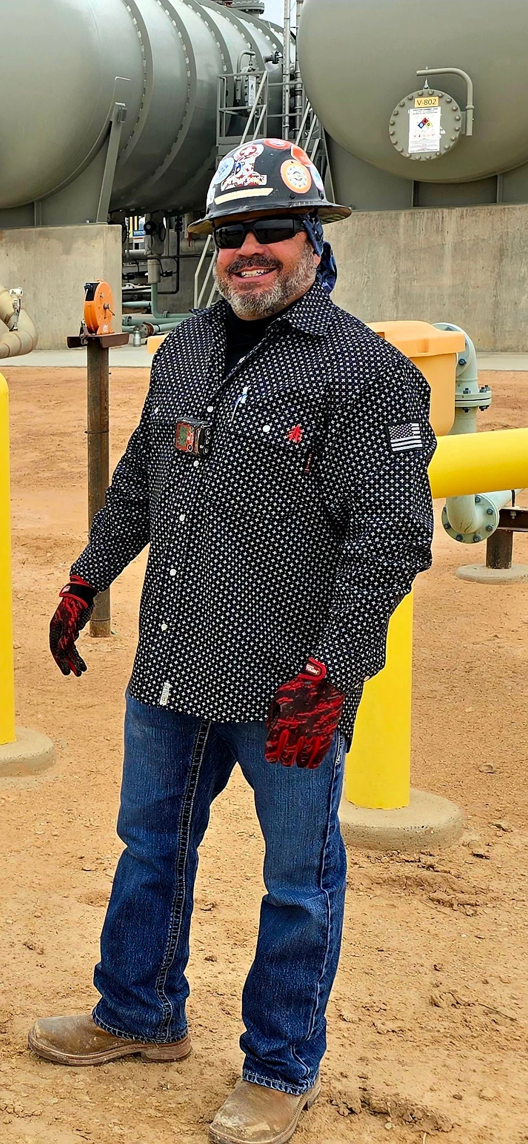 FR Pearl Snap Work Shirt - Reaper Black - Image 6