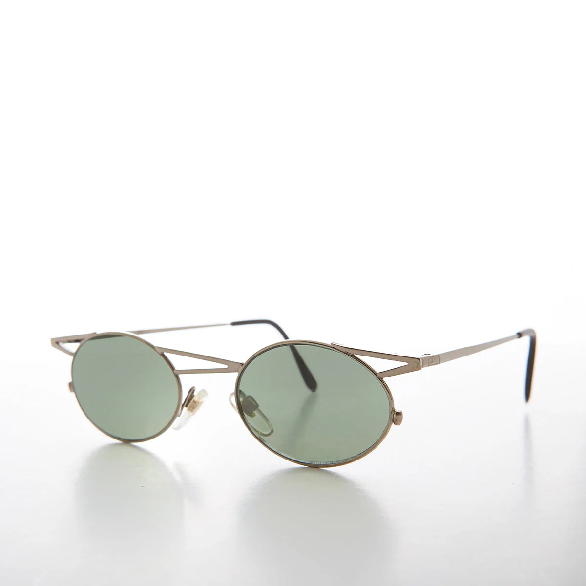 Futuristic Zig Zag Oval Lens Vintage Sunglass - Zee - Image 2