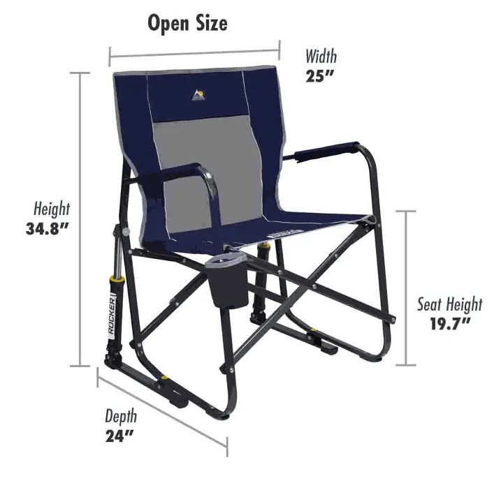 GCI Outdoor Freestyle Rocker Portable Rocking Chair & Outdoor Camping Chair - Image 5