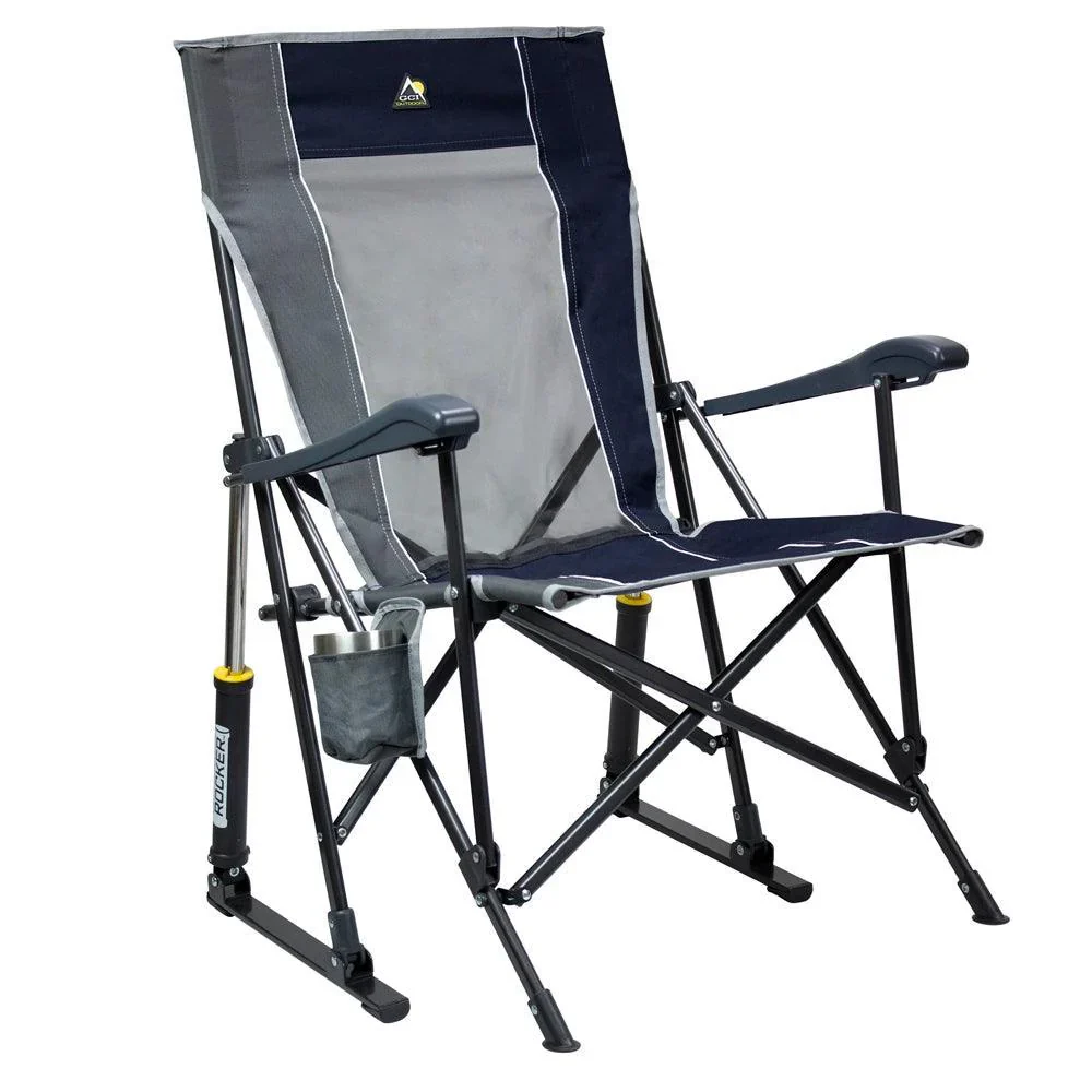 GCI Outdoor Roadtrip Rocker Collapsible Rocking Chair & Outdoor Camping Chair - Image 2