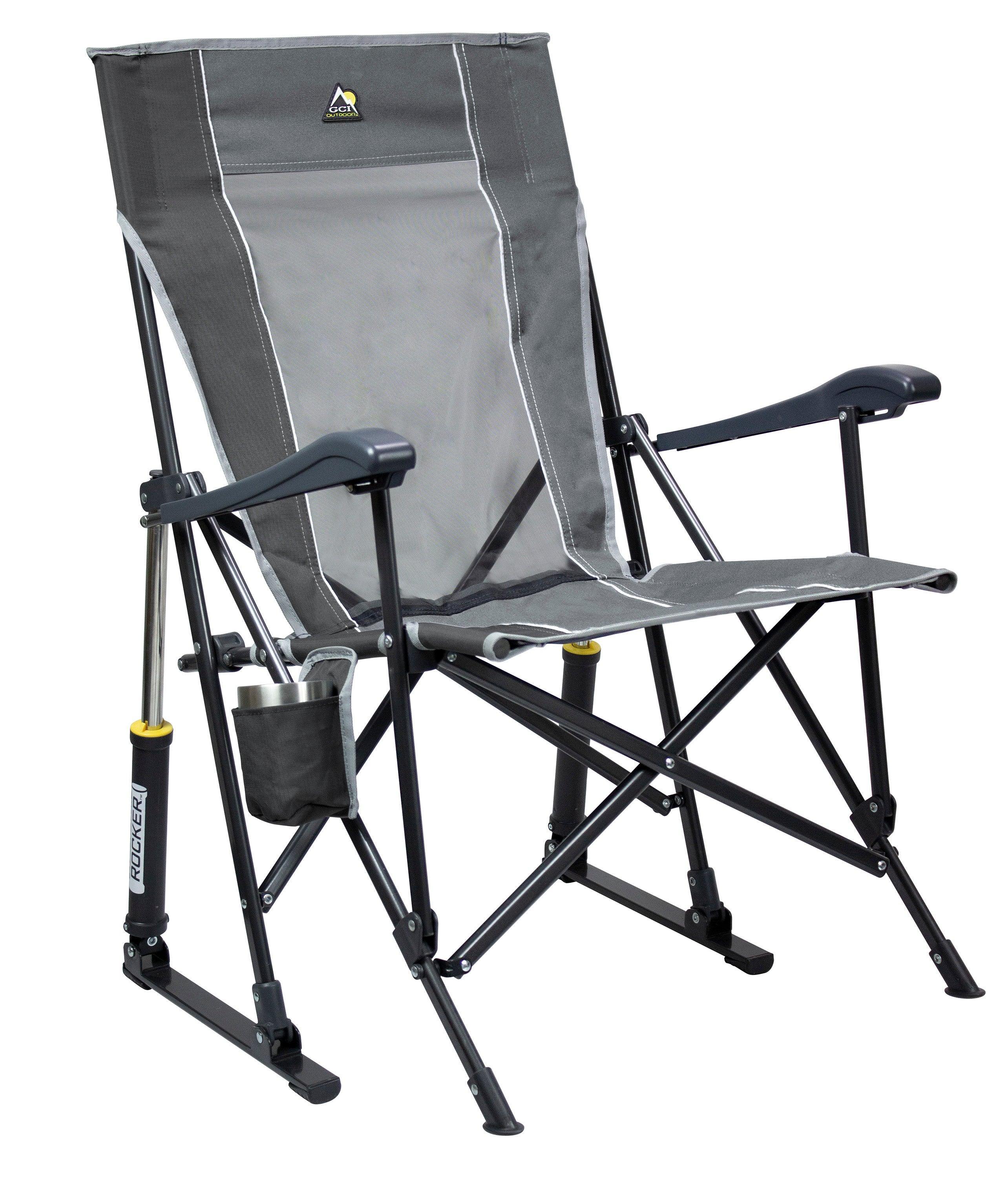 GCI Outdoor Roadtrip Rocker Collapsible Rocking Chair & Outdoor Camping Chair - Image 3