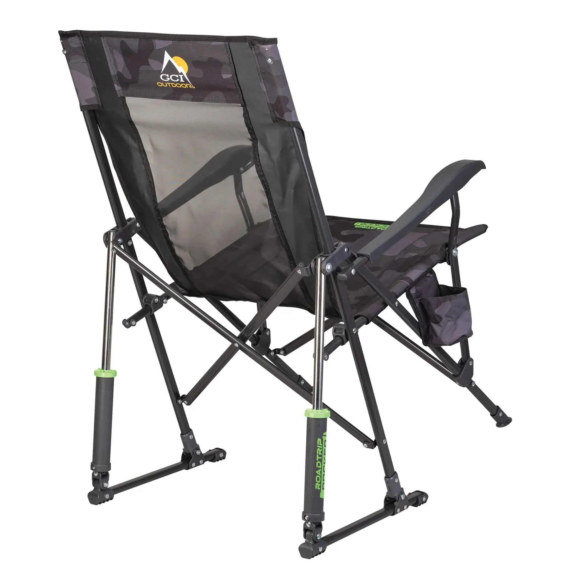 GCI Outdoor Roadtrip Rocker Collapsible Rocking Chair & Outdoor Camping Chair - Image 9