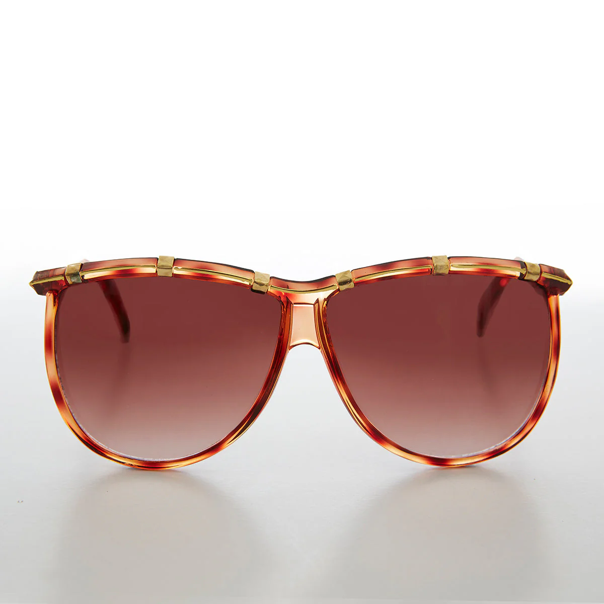 Gold Bling Women's 80s Vintage Sunglass - Debbie