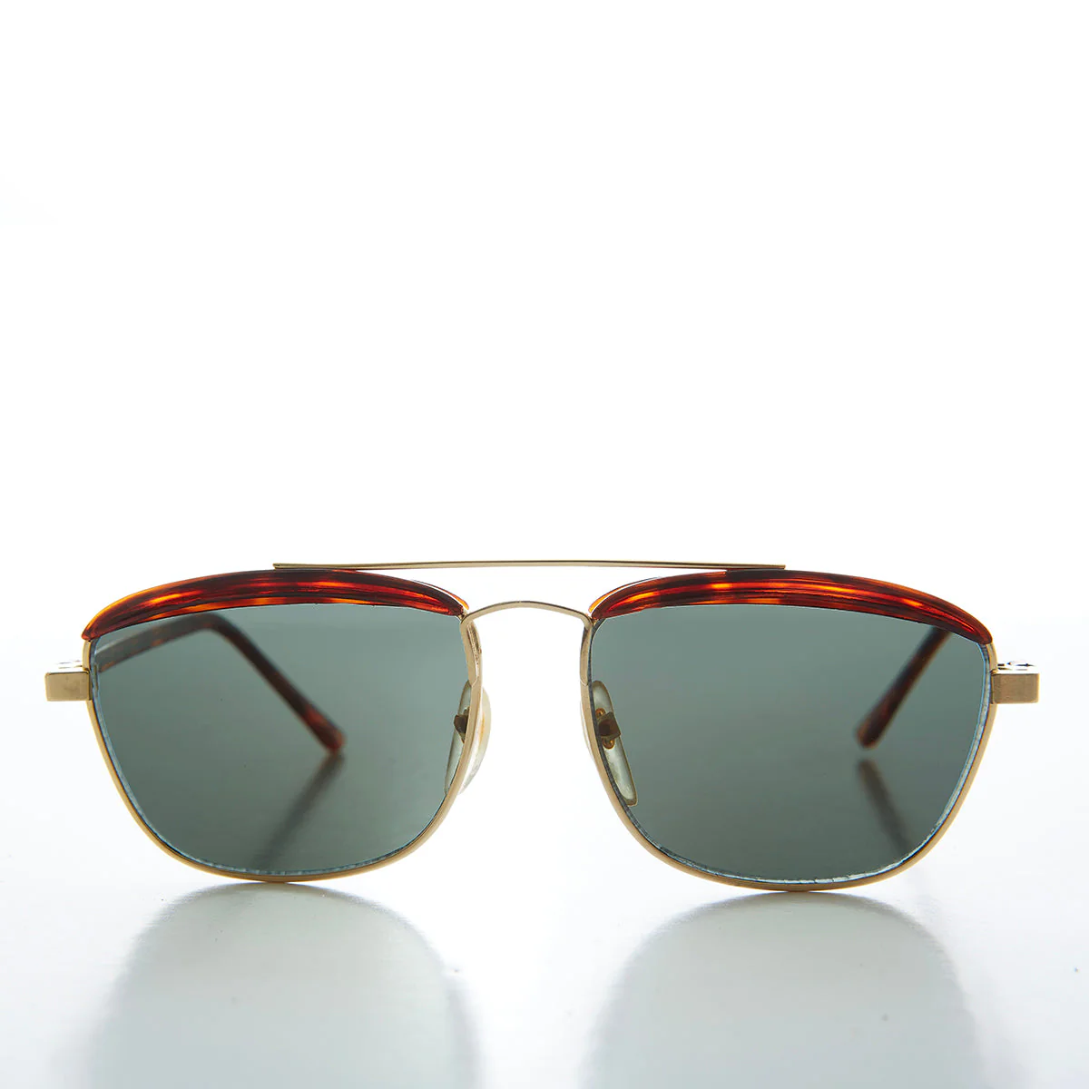 Gold Brow Bar Vintage Sunglasses - Albie - Image 3