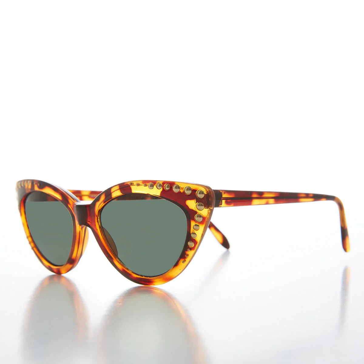 Gold Stud Cat Eye Sunglasses - Feliz - Image 2