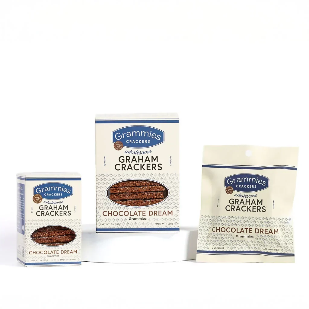Grammies Crackers Chocolate Dream Bag - 10 Bags x 1.25 oz case
