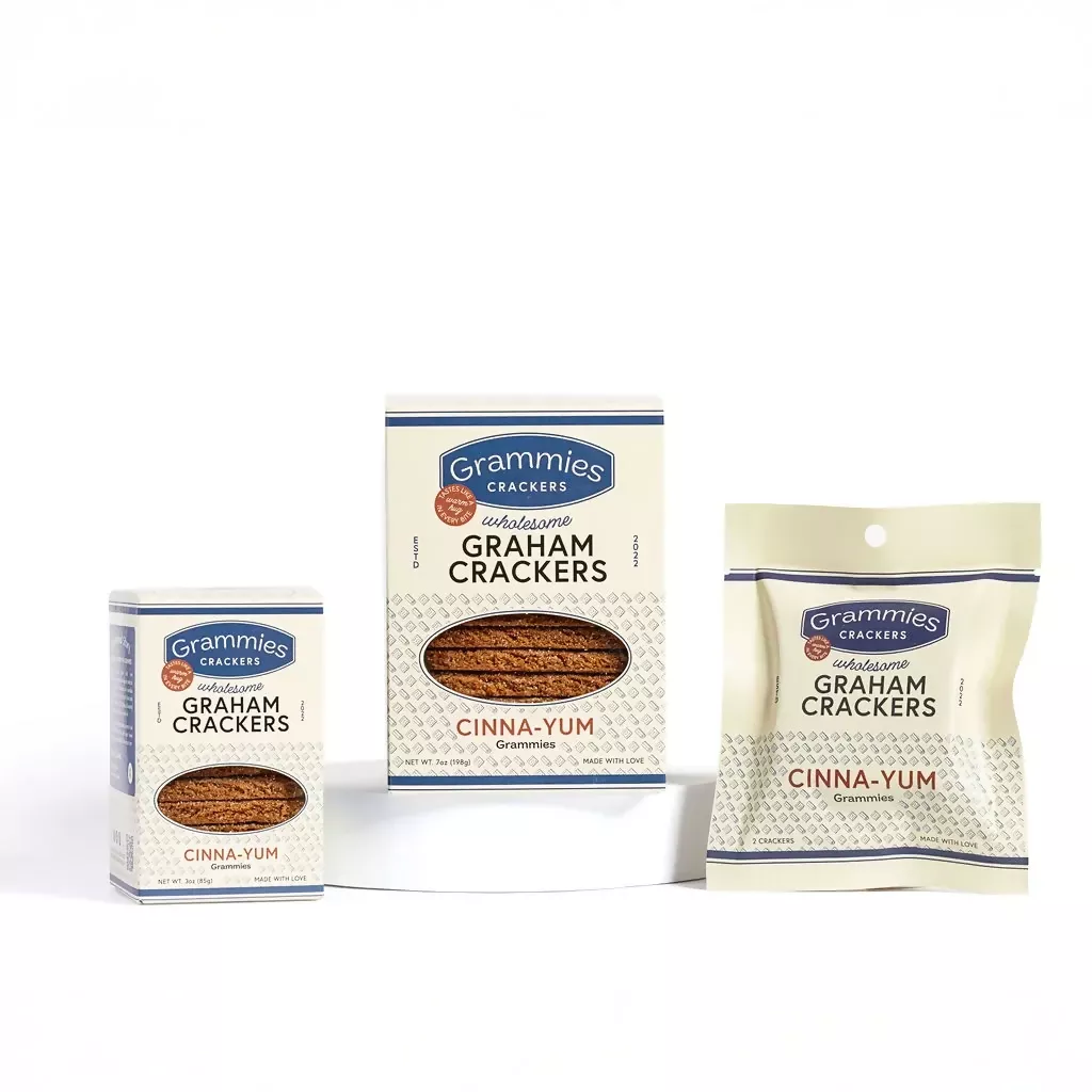 Grammies Crackers Cinna-Yum Bag - 6 Bags x 2.5 oz case - Image 4