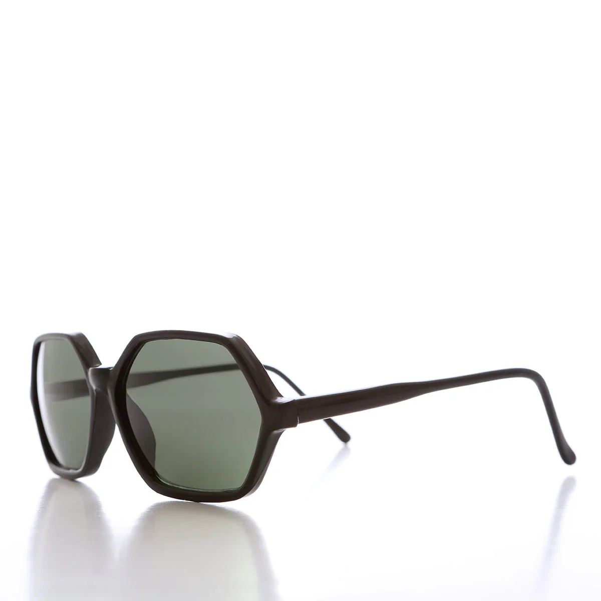 Hexagon Frame Vintage Sunglasses - Vermont - Image 2