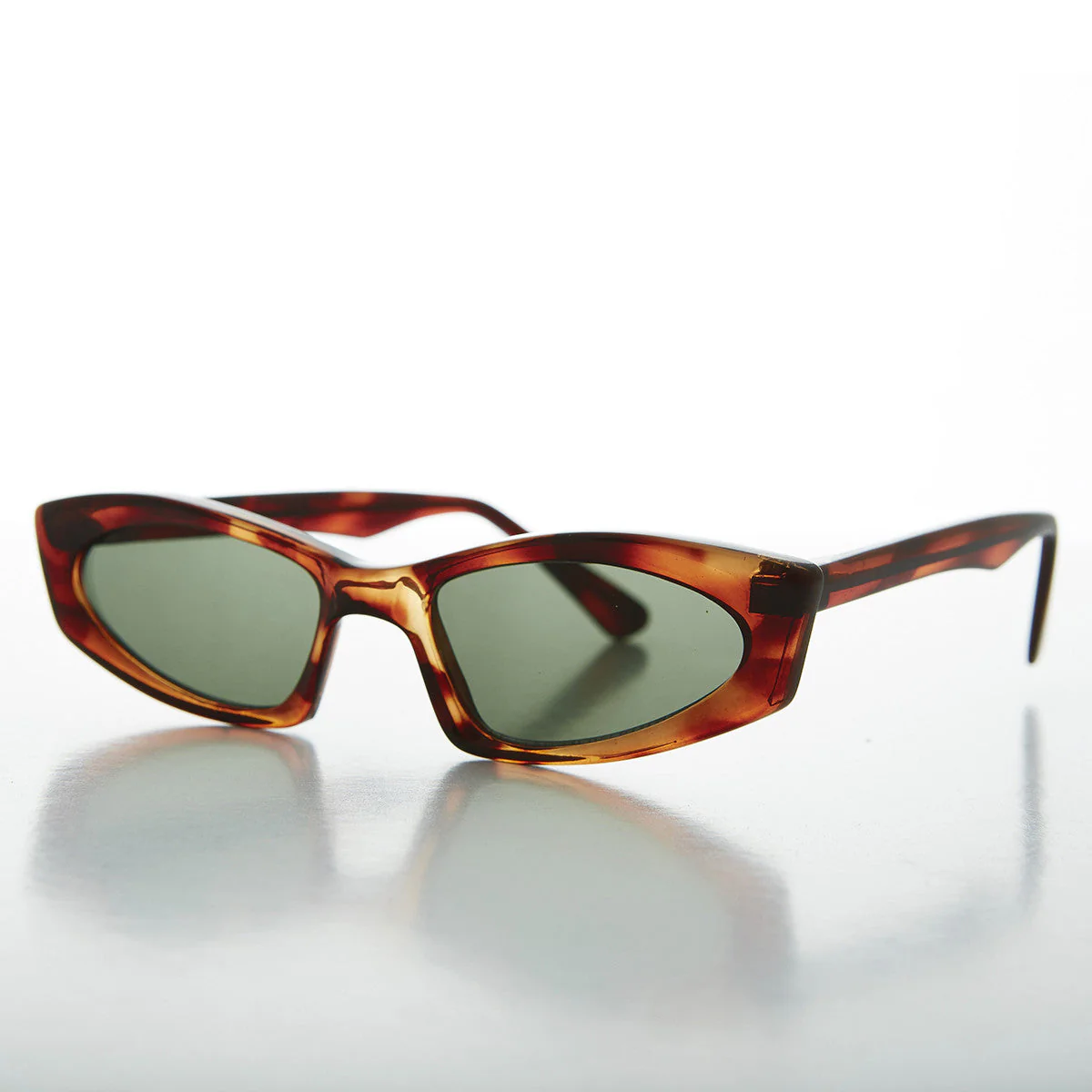 Hipster Cool Thin Crazy Cat Eye Sunglass - Cortney - Image 2