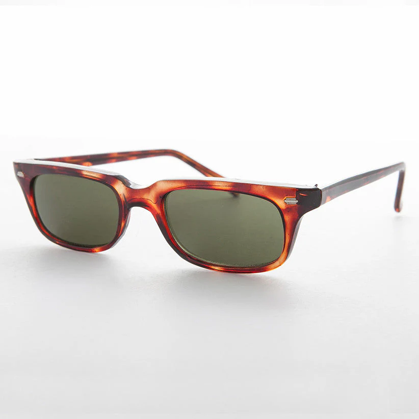 Horn Rim Beatnik Vintage Sunglass Rare Low Profile Style - Wilson - Image 2