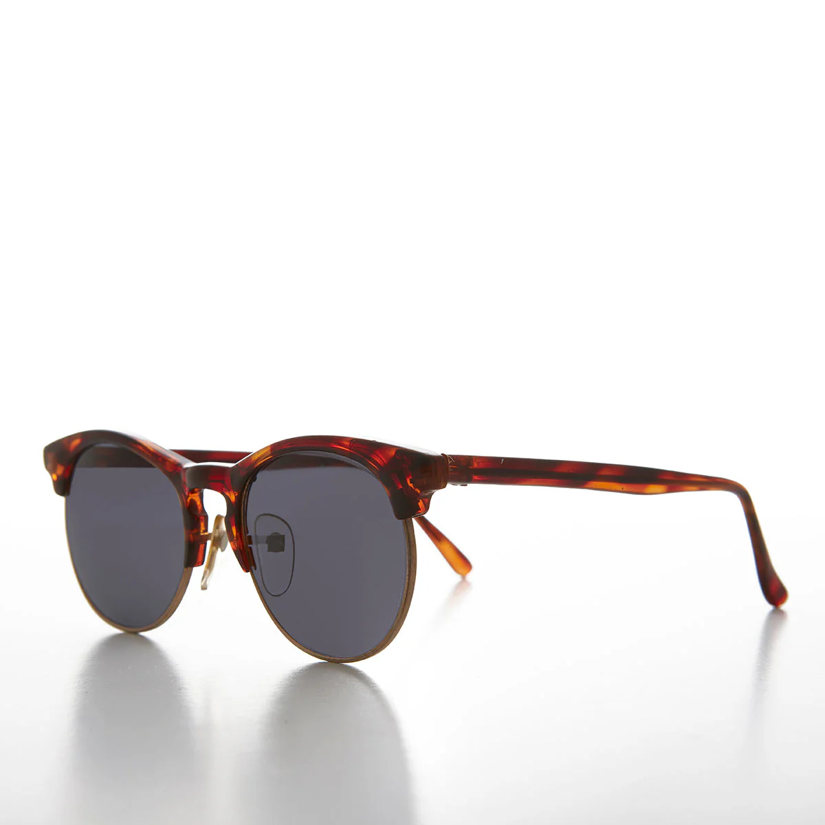 Horn Rim Hipster Style Malcom X Sunglass - Denny - Image 2