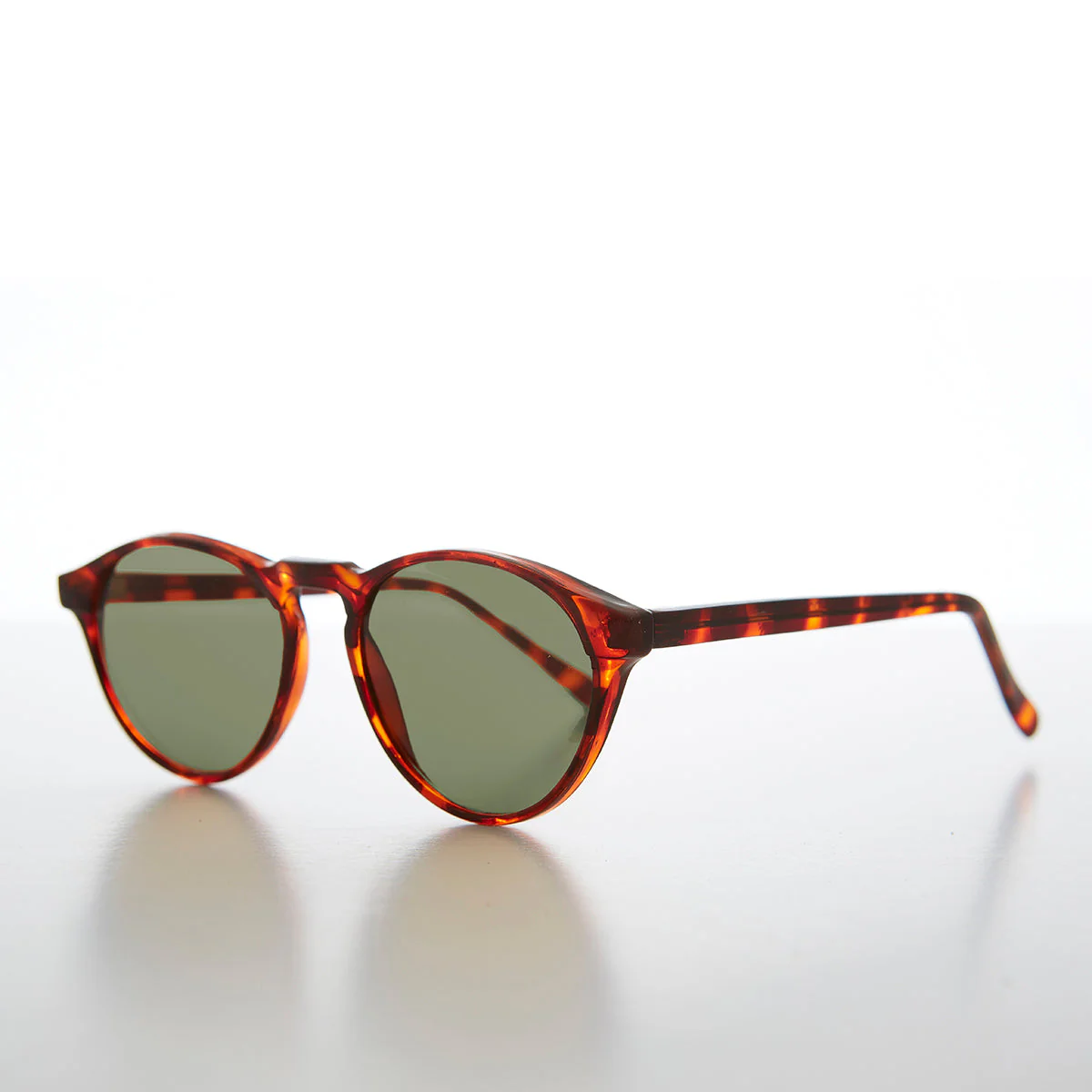 Horn Rim Round Dapper Pantos Vintage Sunglasses - Randy - Image 2