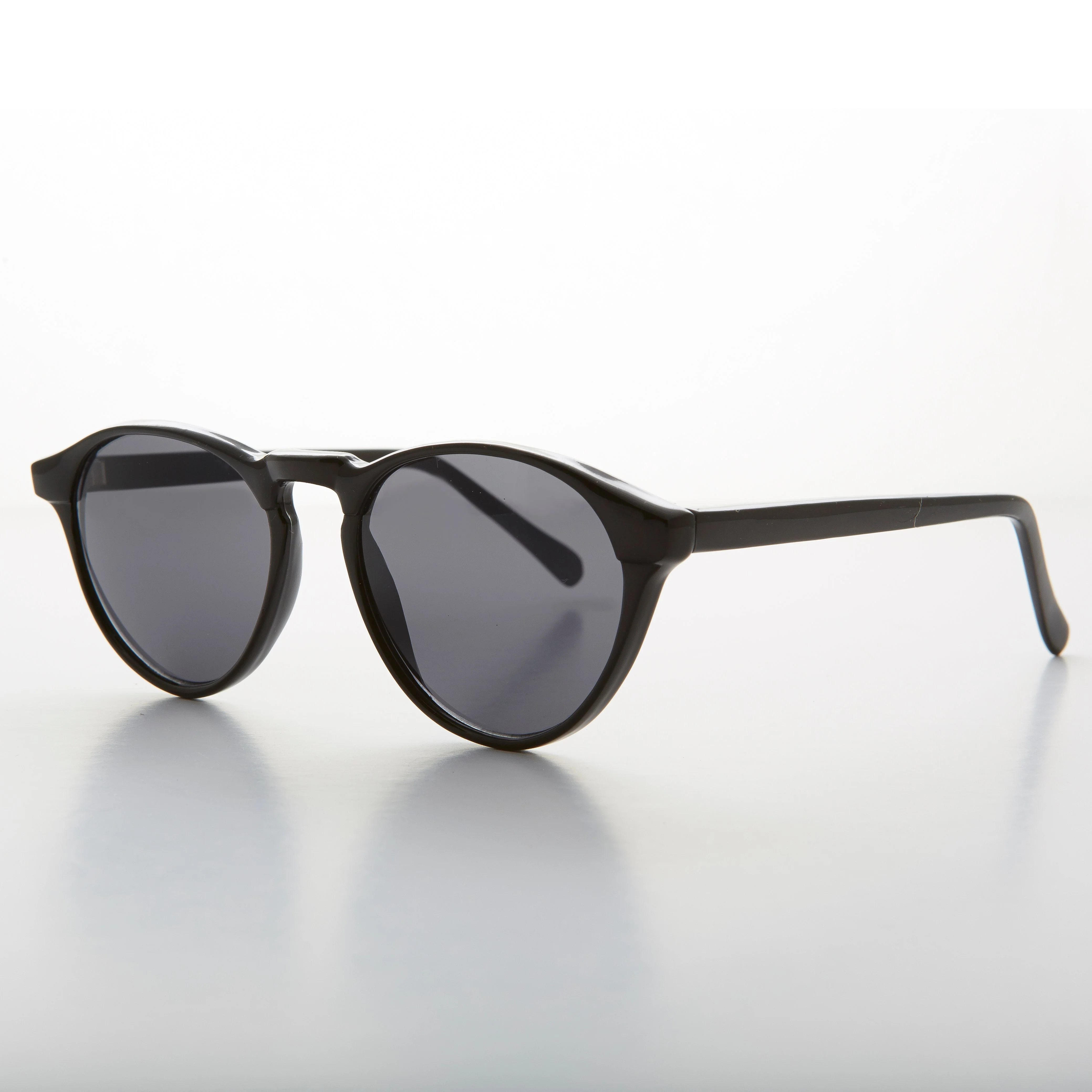Horn Rim Round Dapper Pantos Vintage Sunglasses - Randy - Image 4