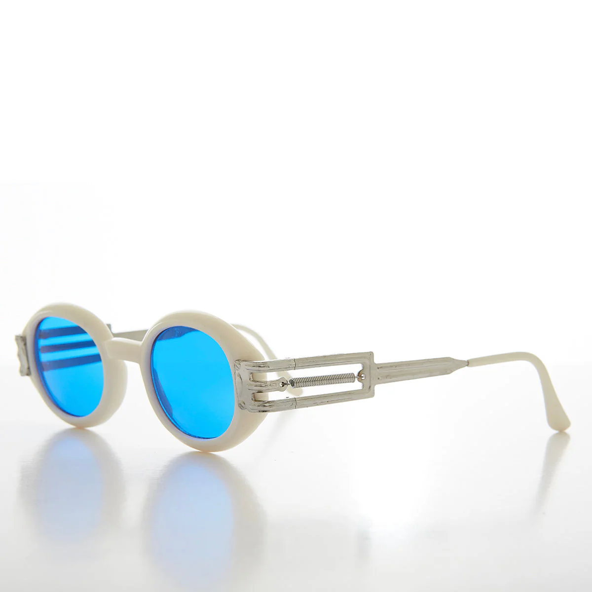 Industrial Oval 90s Vintage Sunglasses - Alavian - Image 2