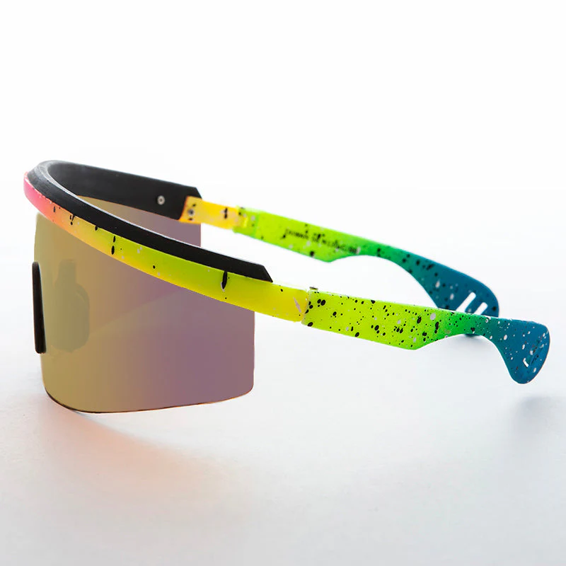 Kids 80s Wrap Around Sunglasses - Colt - Image 10