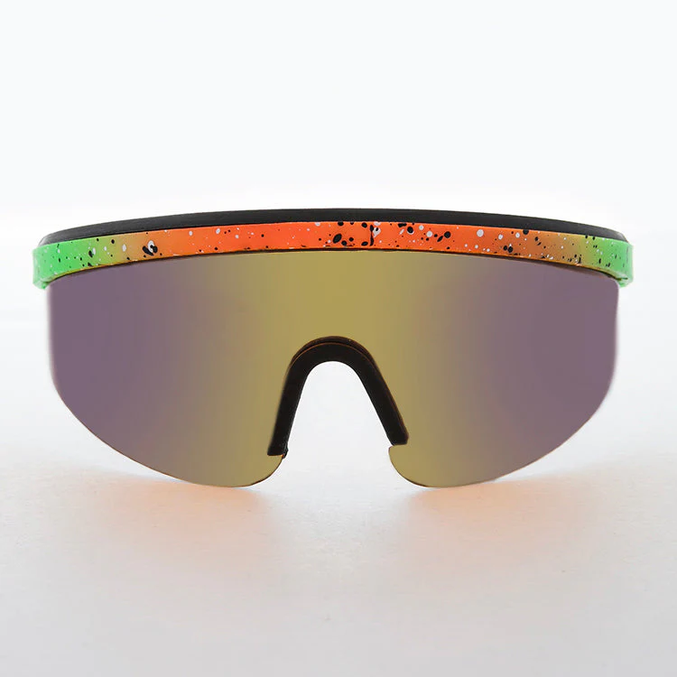 Kids 80s Wrap Around Sunglasses - Colt - Image 3