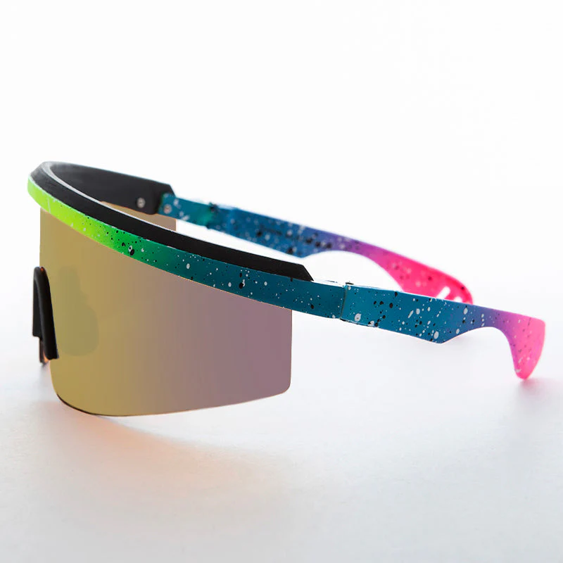 Kids 80s Wrap Around Sunglasses - Colt - Image 6