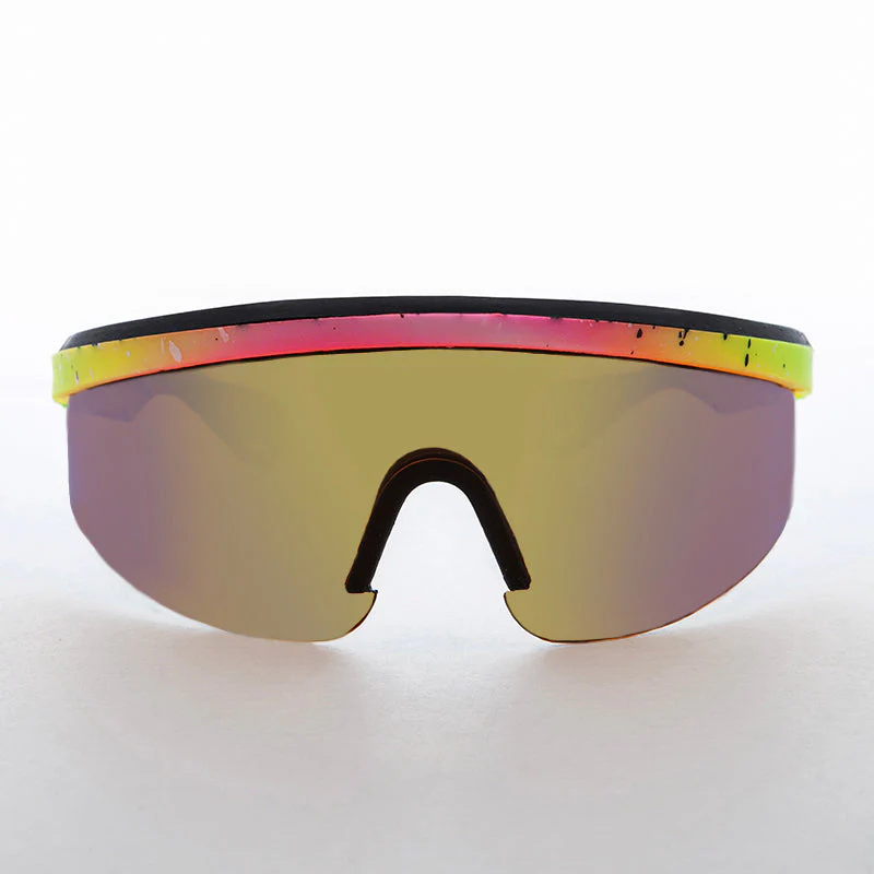 Kids 80s Wrap Around Sunglasses - Colt - Image 9
