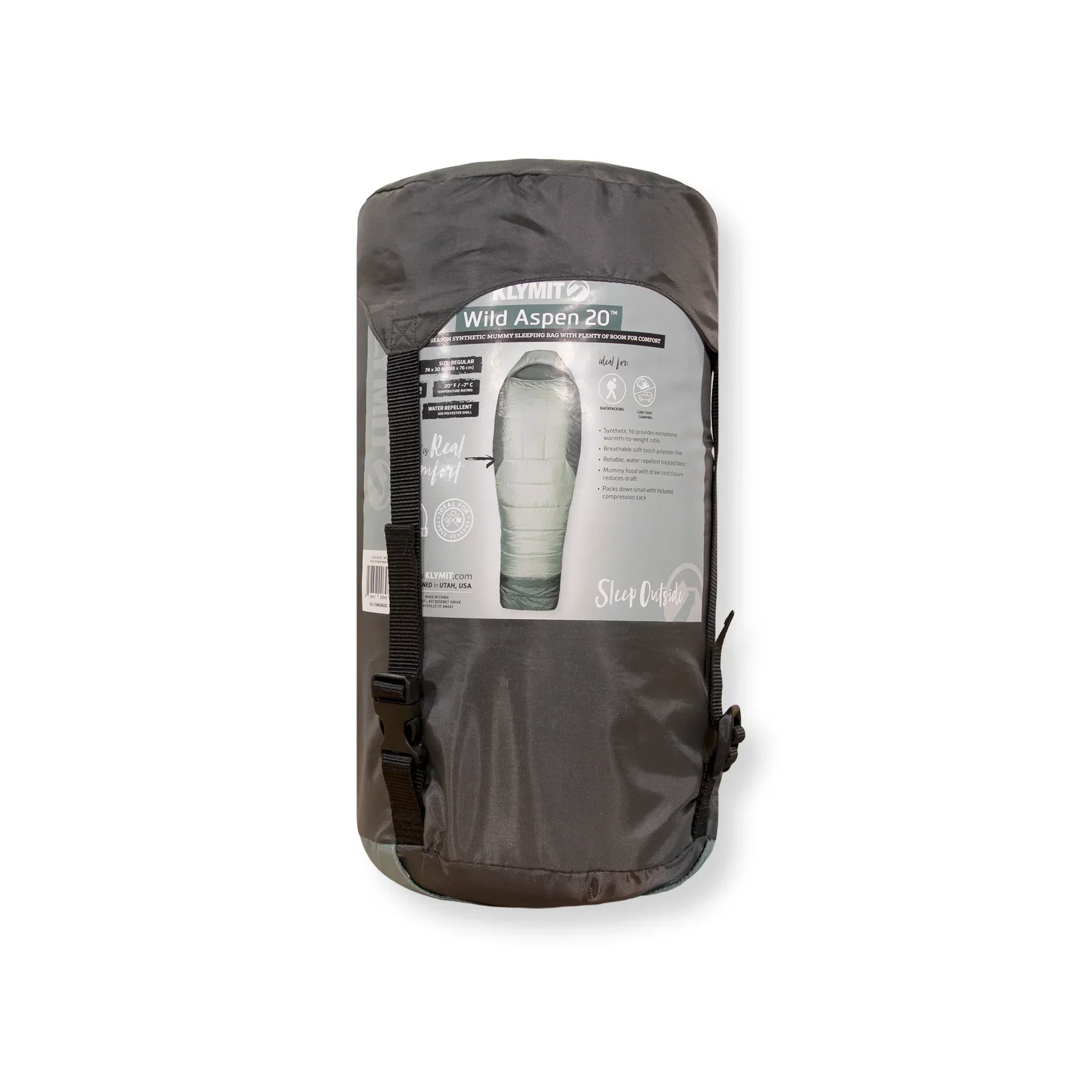 Kylmit Wild Aspen 20 Sleeping Bags Regular - Chinois Green - Image 2