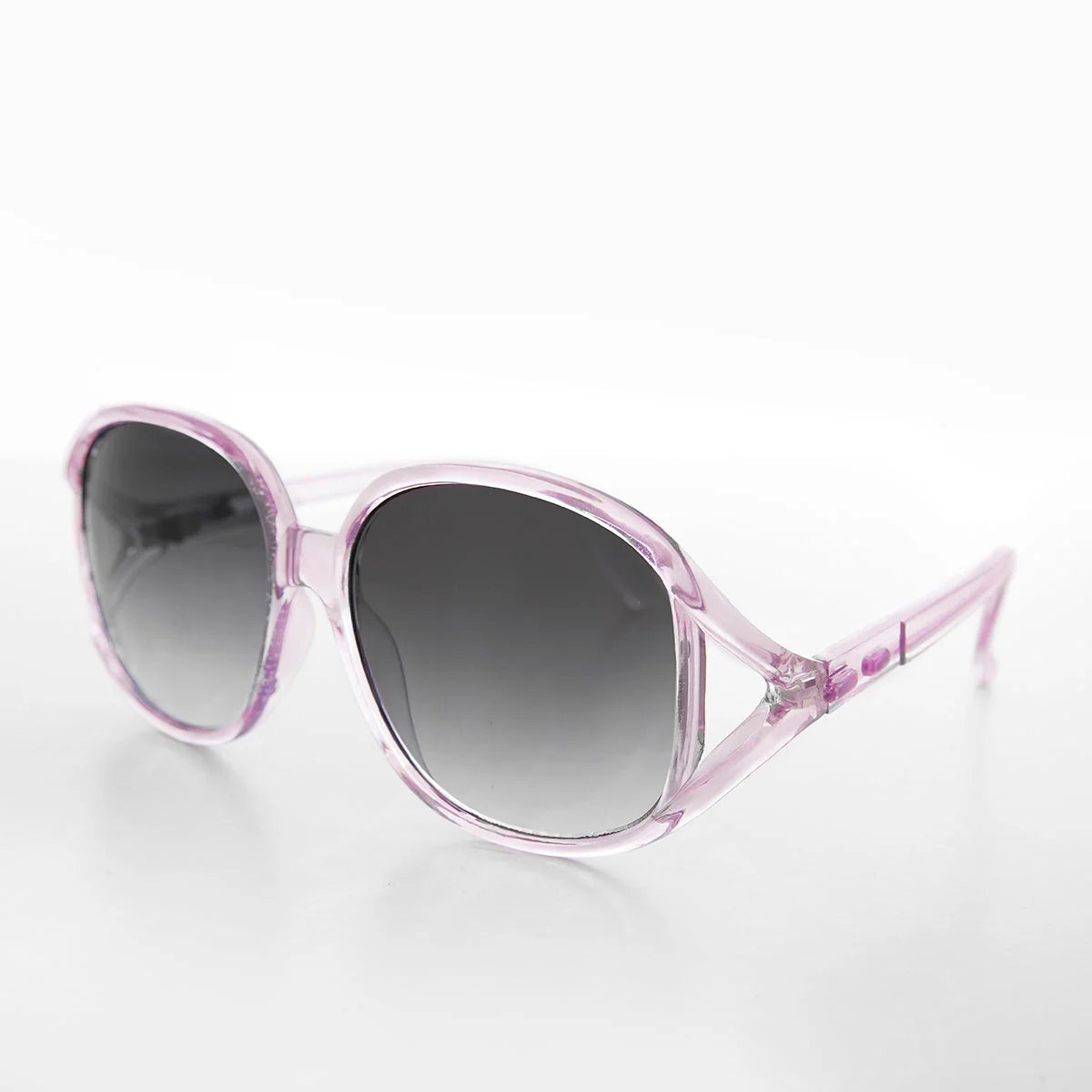 Large Round Oversized Women's Boho Vintage Sunglasses - Grace - Image 6
