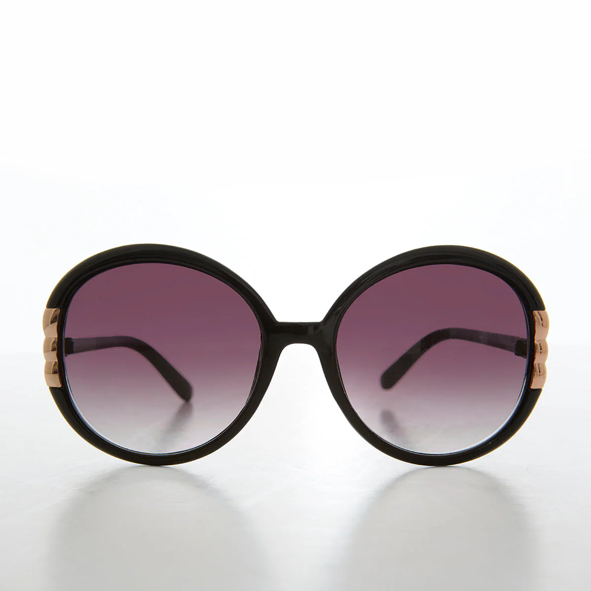 Large Round Women's Retro Sunglasses - Dolores