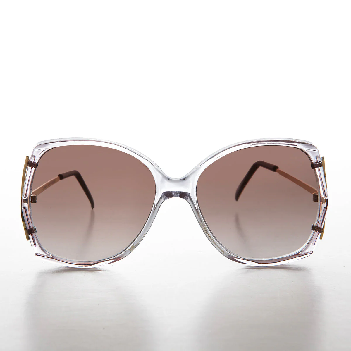 Large Square Women's Sunglasses  - Goldie - Image 2