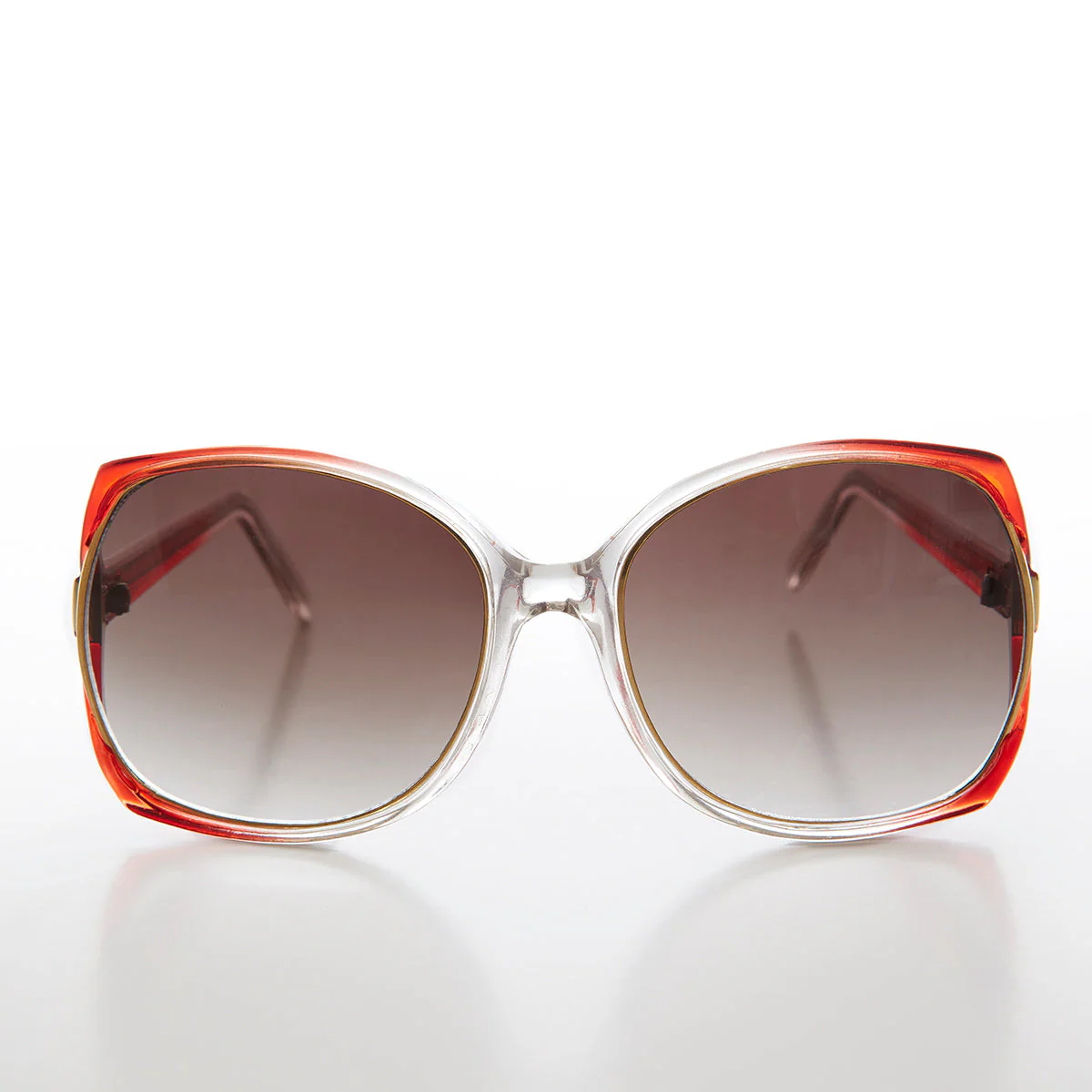 Large Square Women's Vintage Sunglasses - Nicole - Image 2