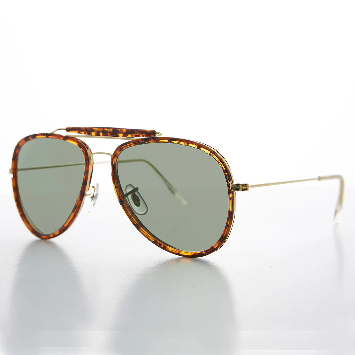 Large Wrapped Aviator with Glass Lens - Edwards - Image 2