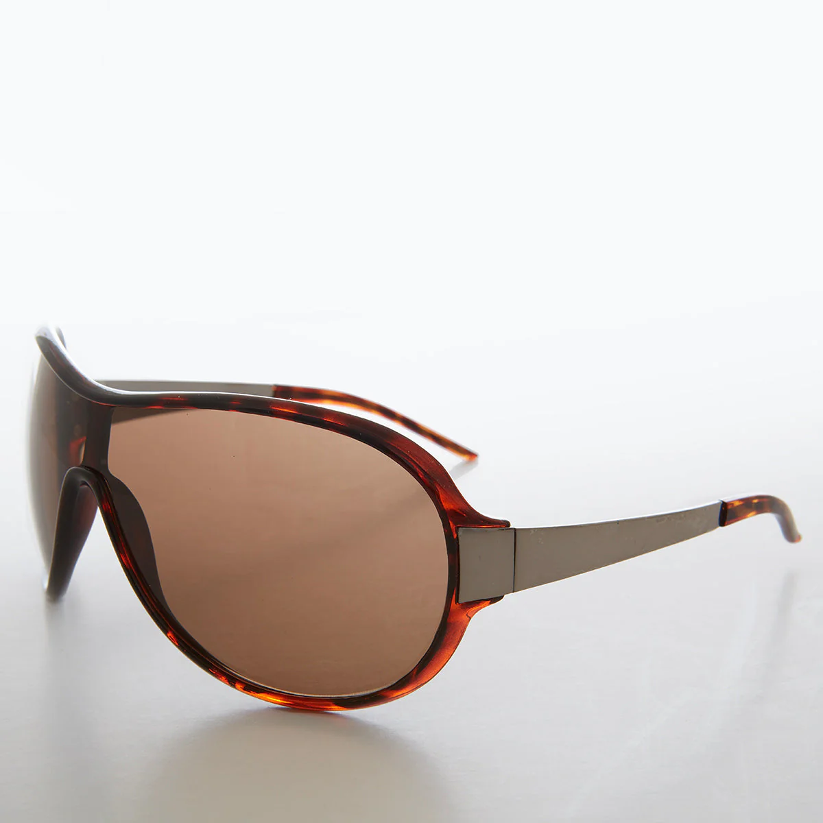 Large Y2k Shield Vintage Sunglasses - Codex - Image 2