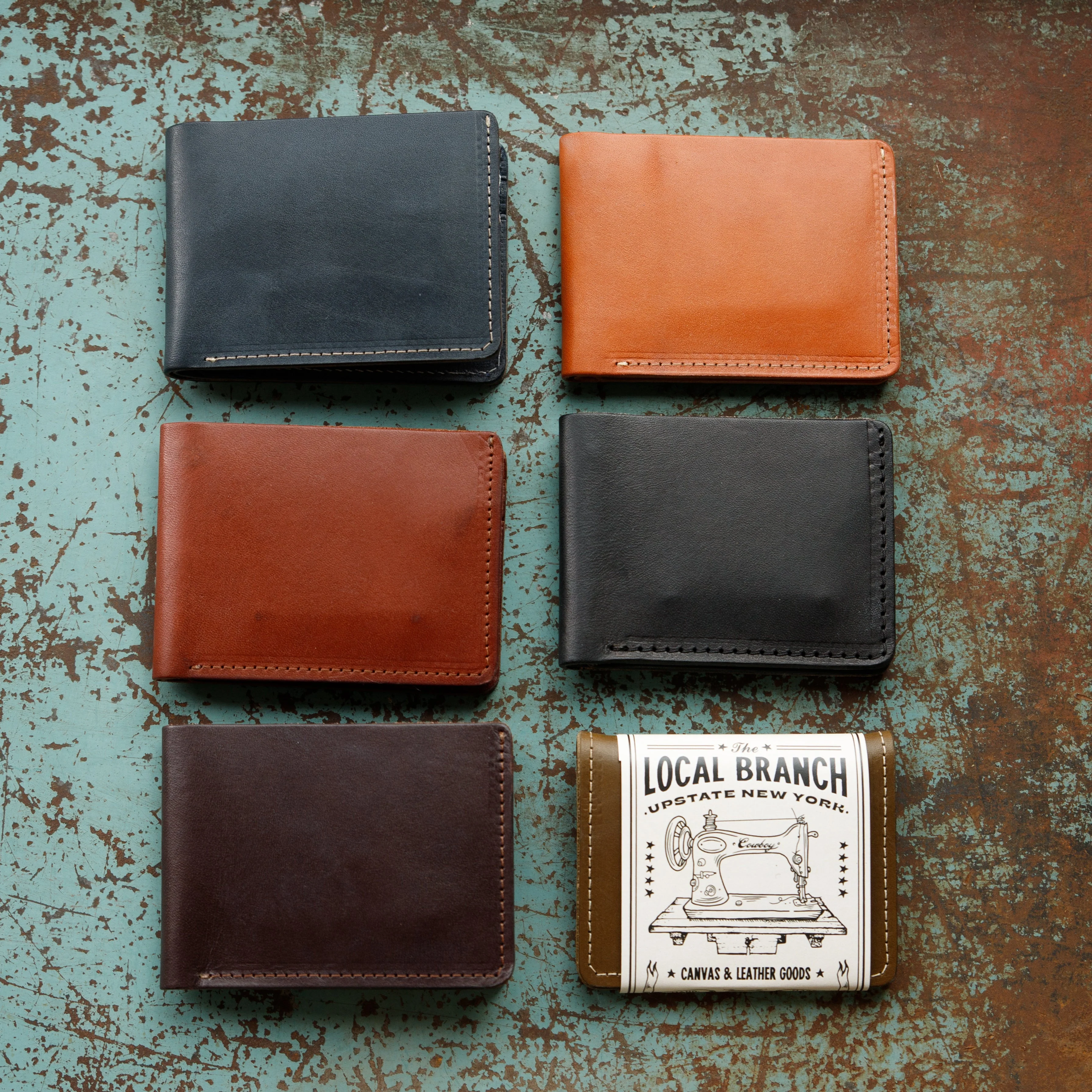 Leather Bifold Wallet - USA Made - Image 2