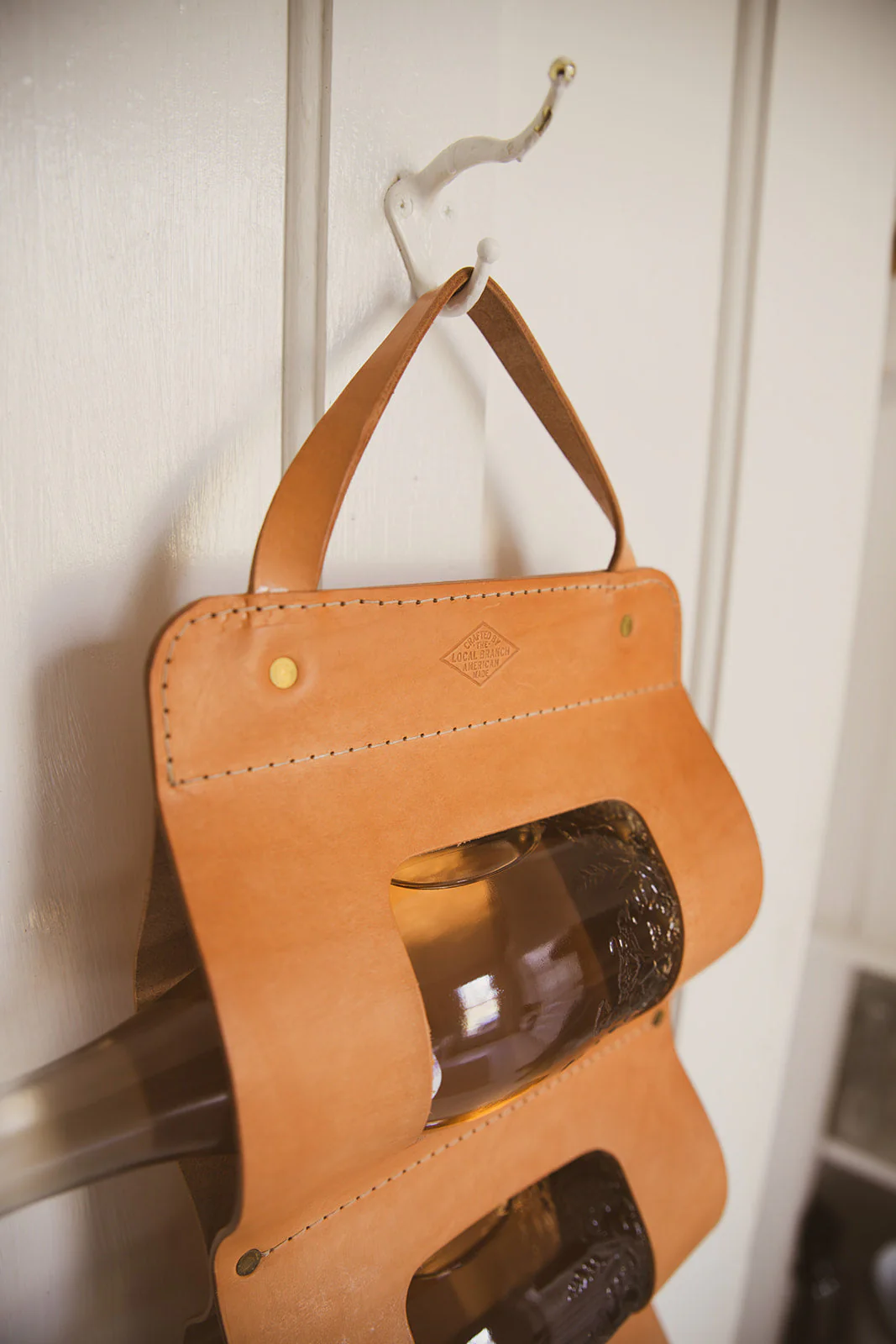 Leather Bottle Bandolier  - USA Made - Image 3