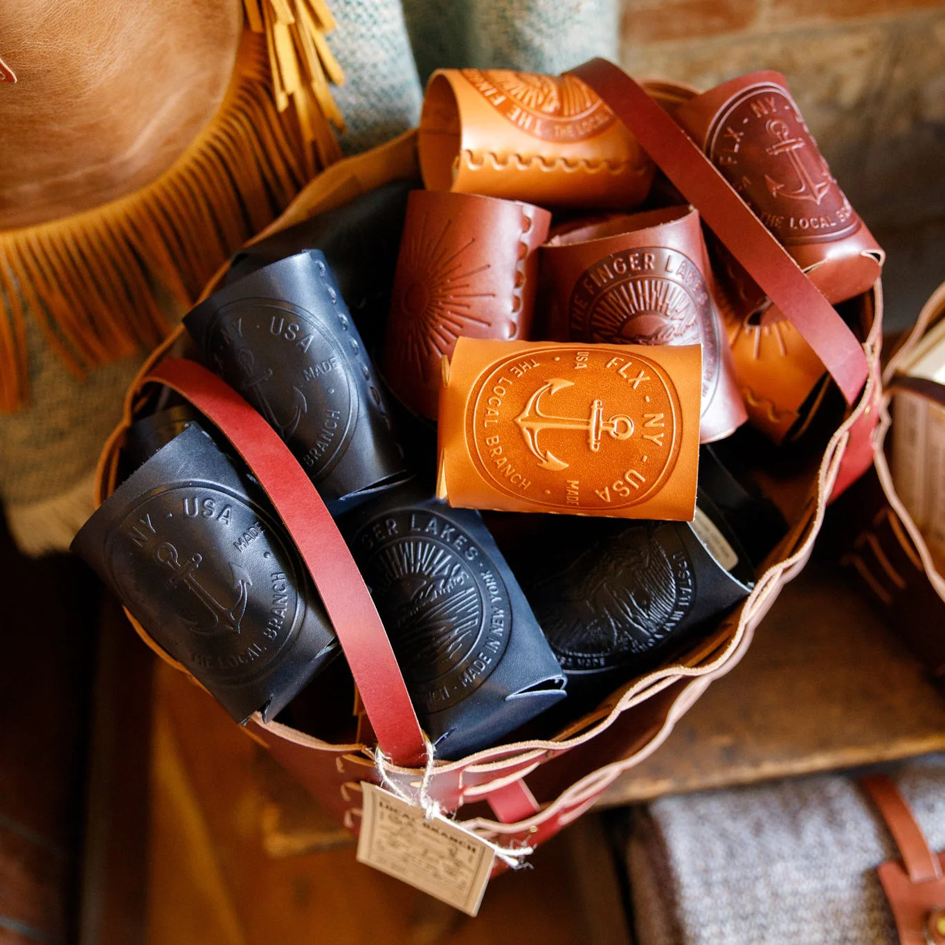 Leather Can Koozie -USA Made - Image 6