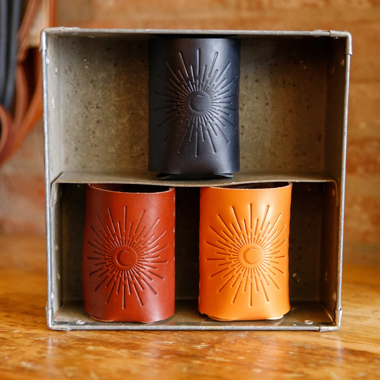 Leather Can Koozie -USA Made - Image 8