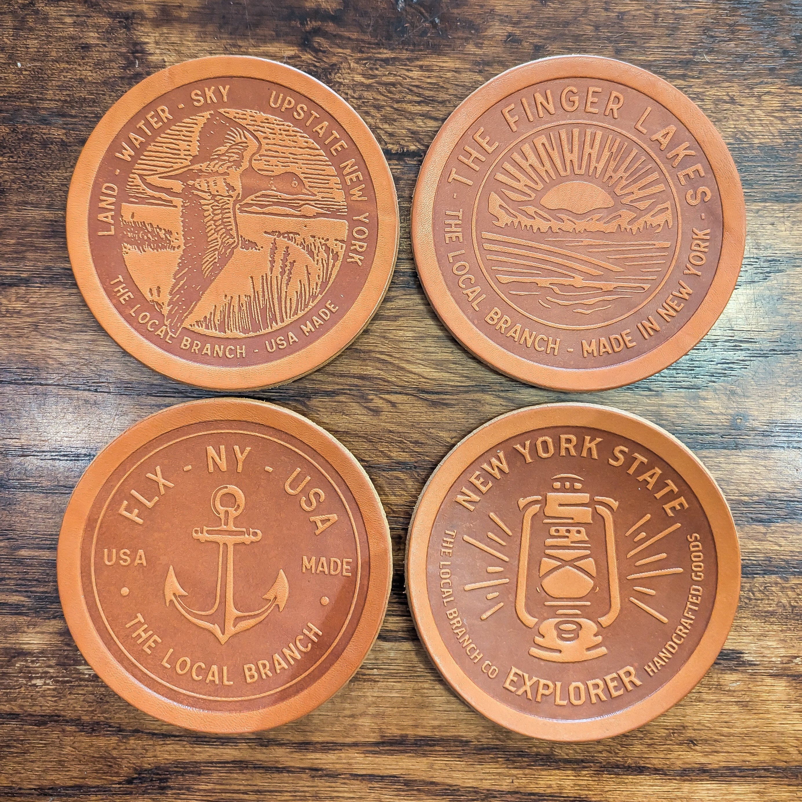 Leather Coasters - USA Made - Image 4