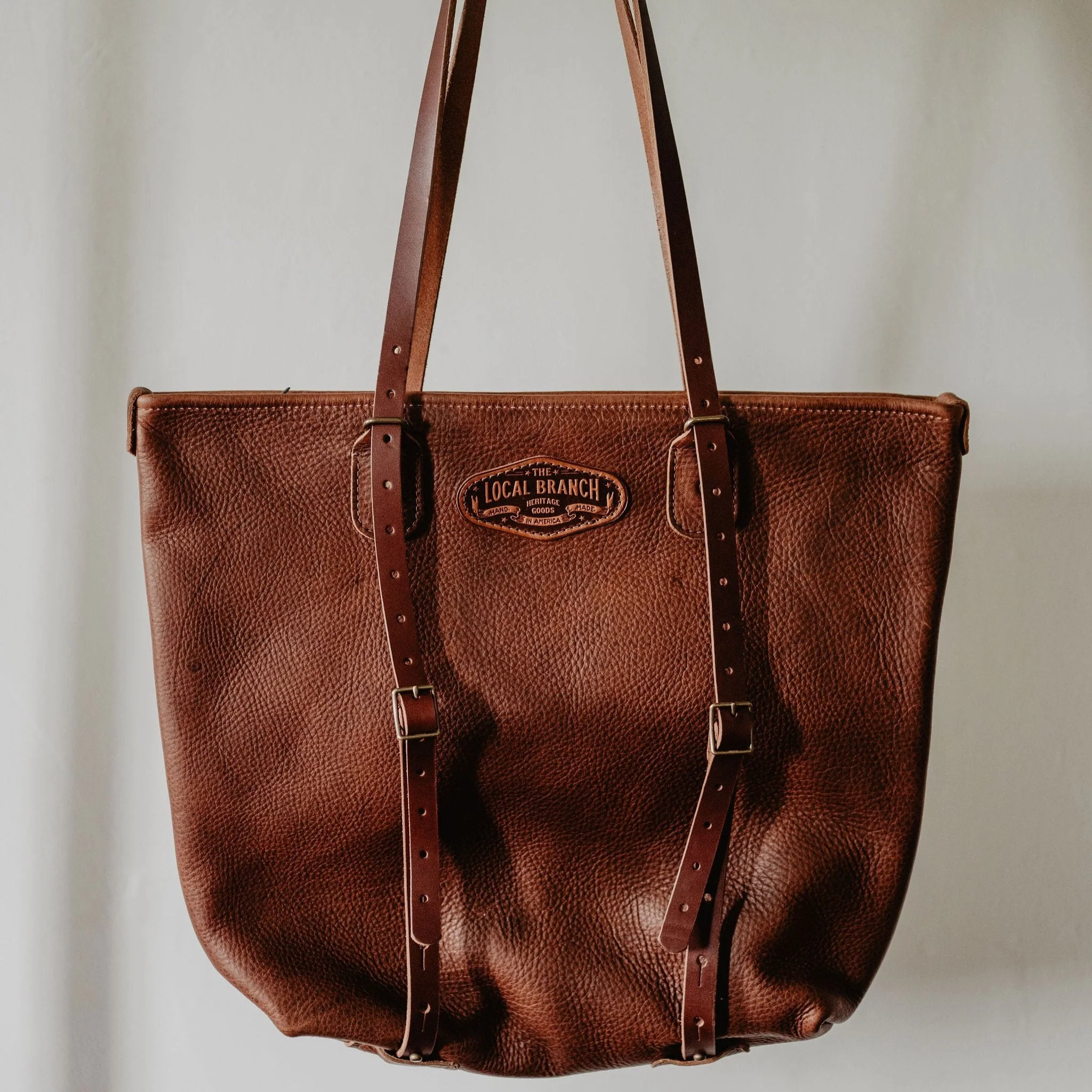 Leather Crossroads Backpack Tote – USA Made - Image 6