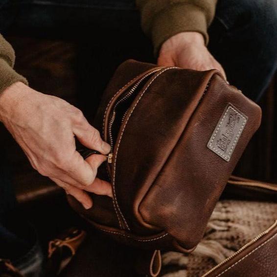 Leather Dopp Kit - USA Made - Image 2