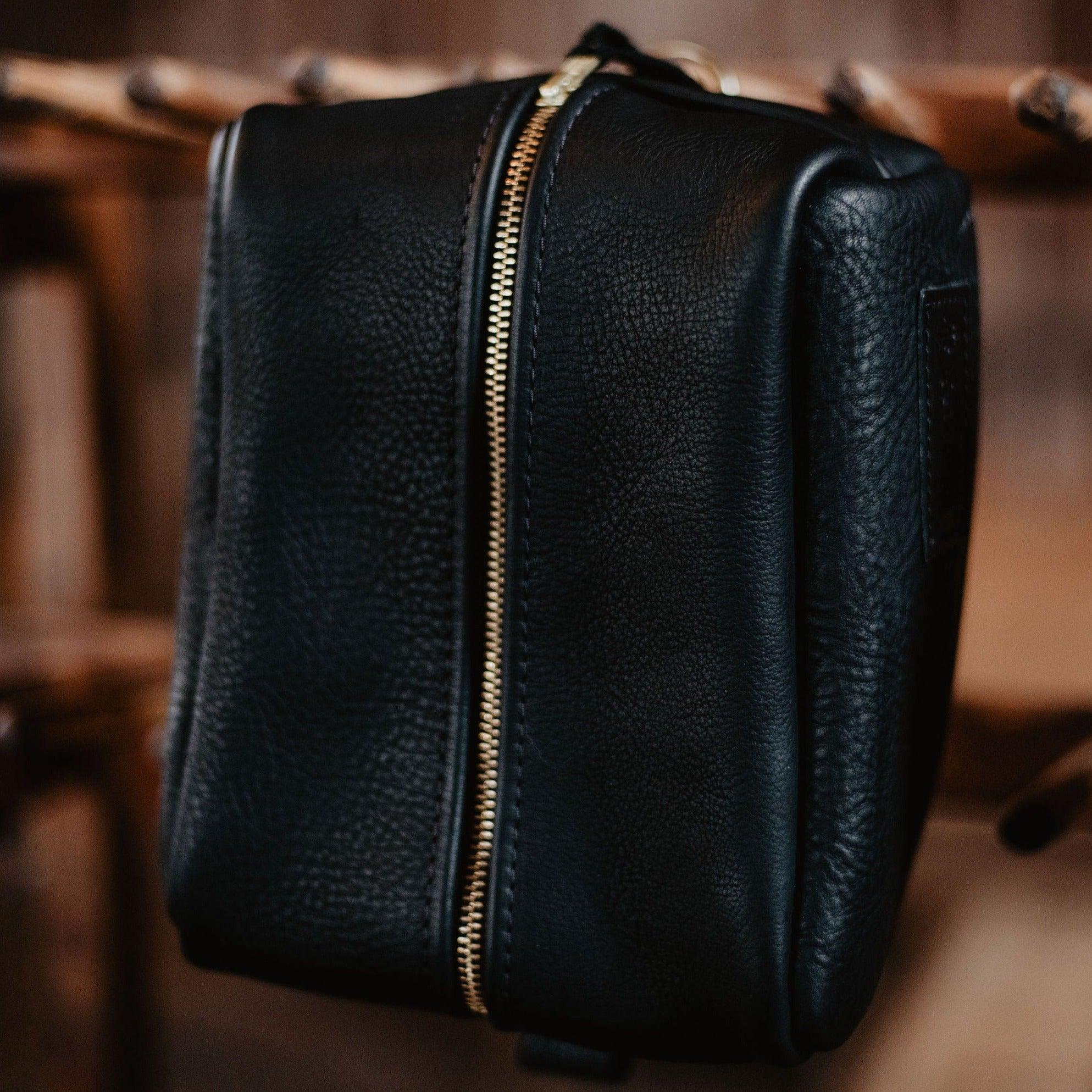 Leather Dopp Kit - USA Made - Image 4