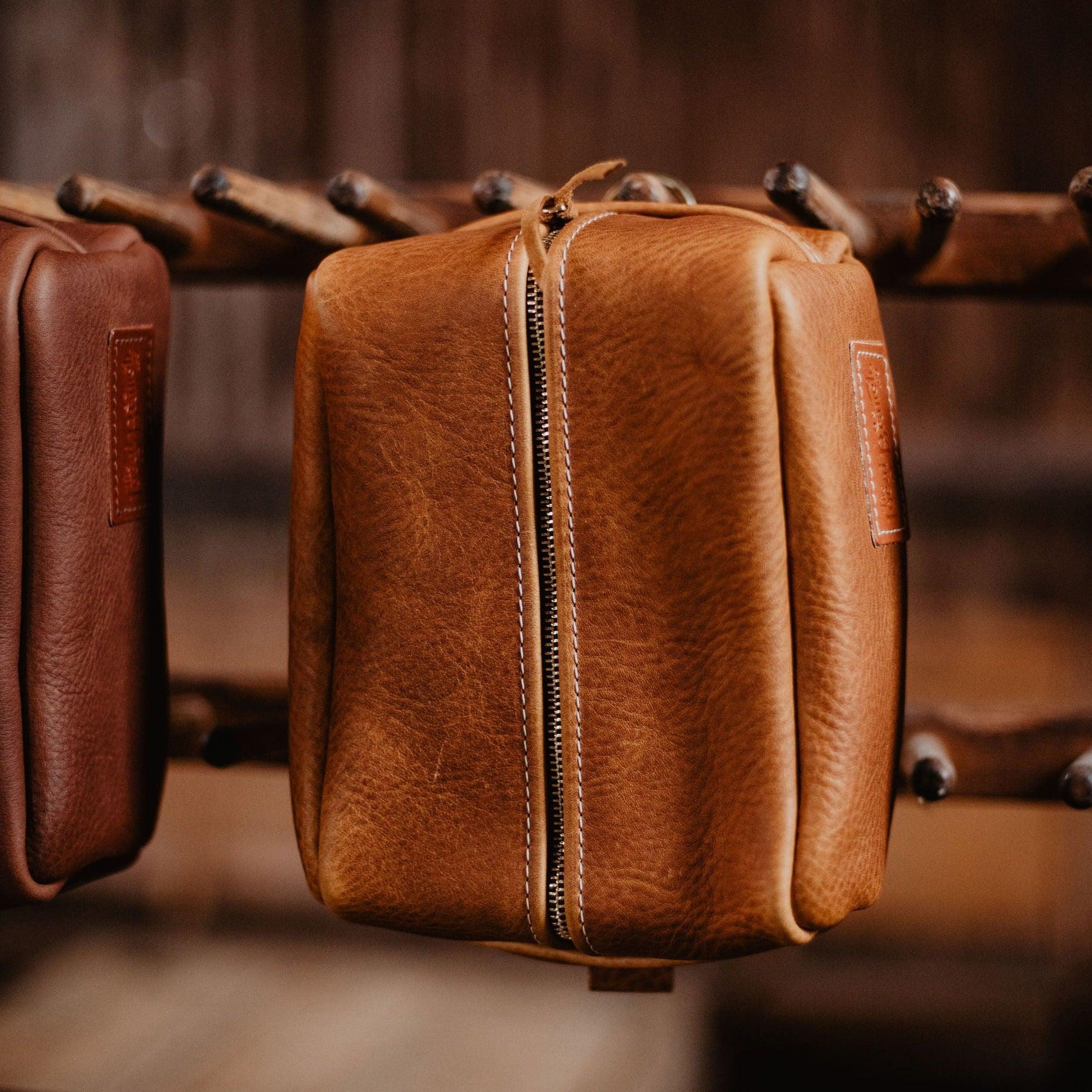 Leather Dopp Kit - USA Made - Image 9